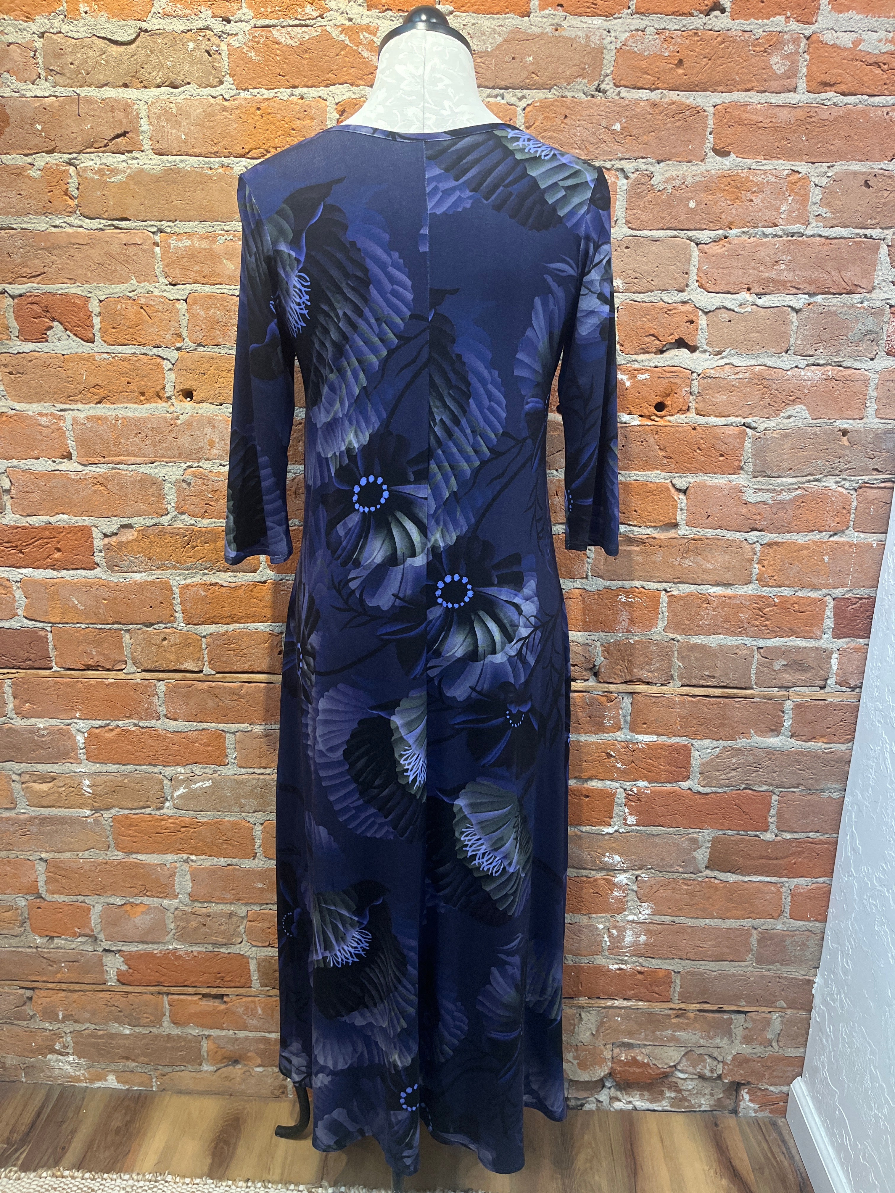 Vestido Salaam Metta, manga 3/4