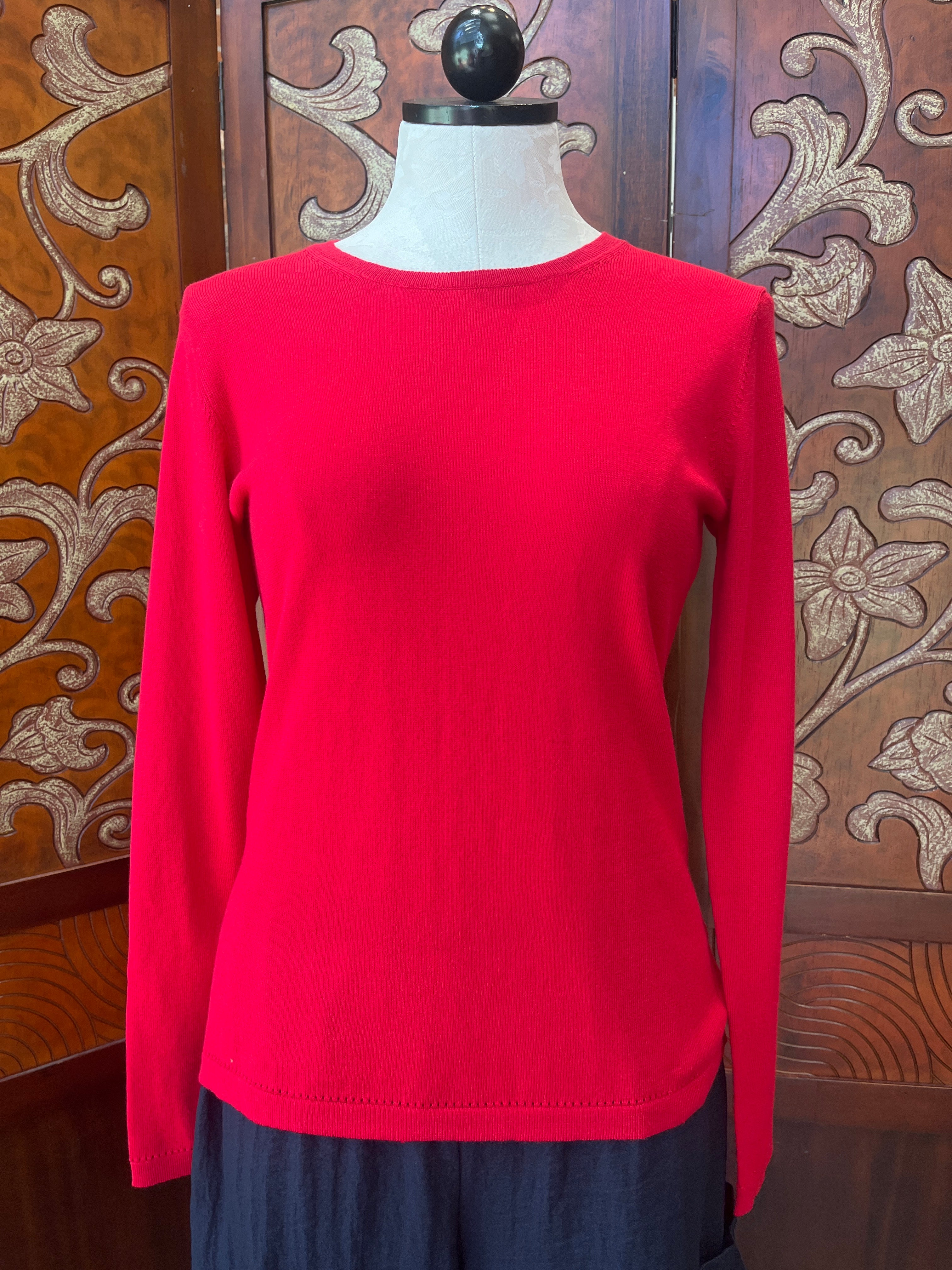 Alashan sweater LC2006, classic crewneck cotton cashmere SALE Size L