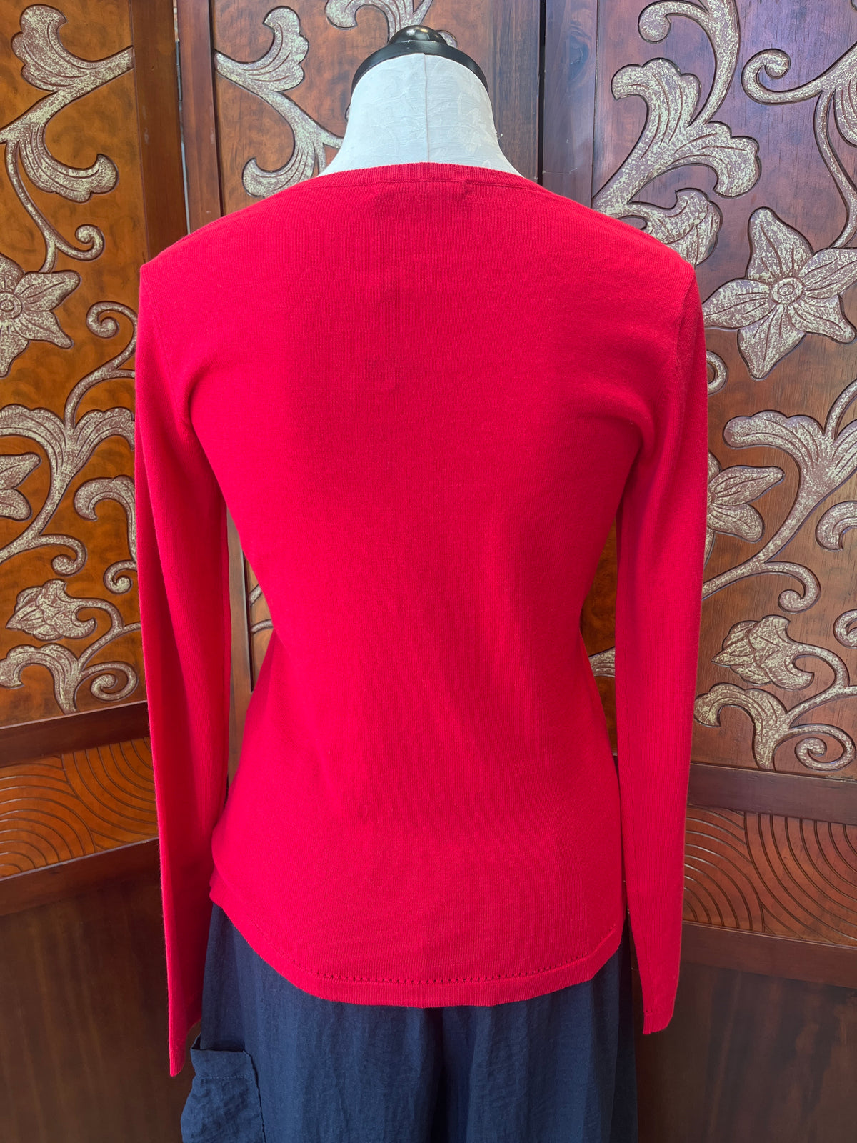 Alashan sweater LC2006, classic crewneck cotton cashmere SALE Size L