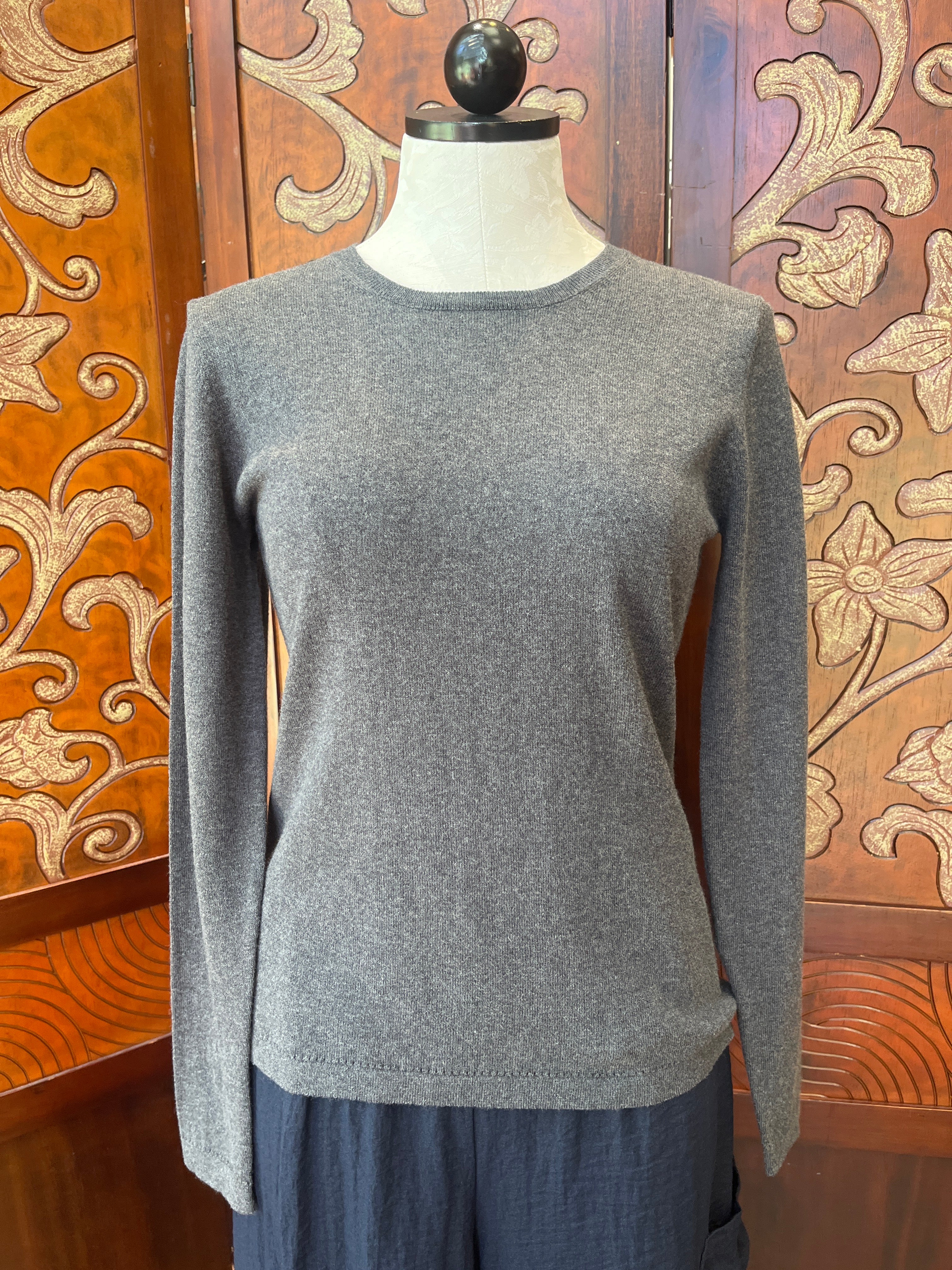 Alashan sweater LC2006, classic crewneck cotton cashmere SALE Size L