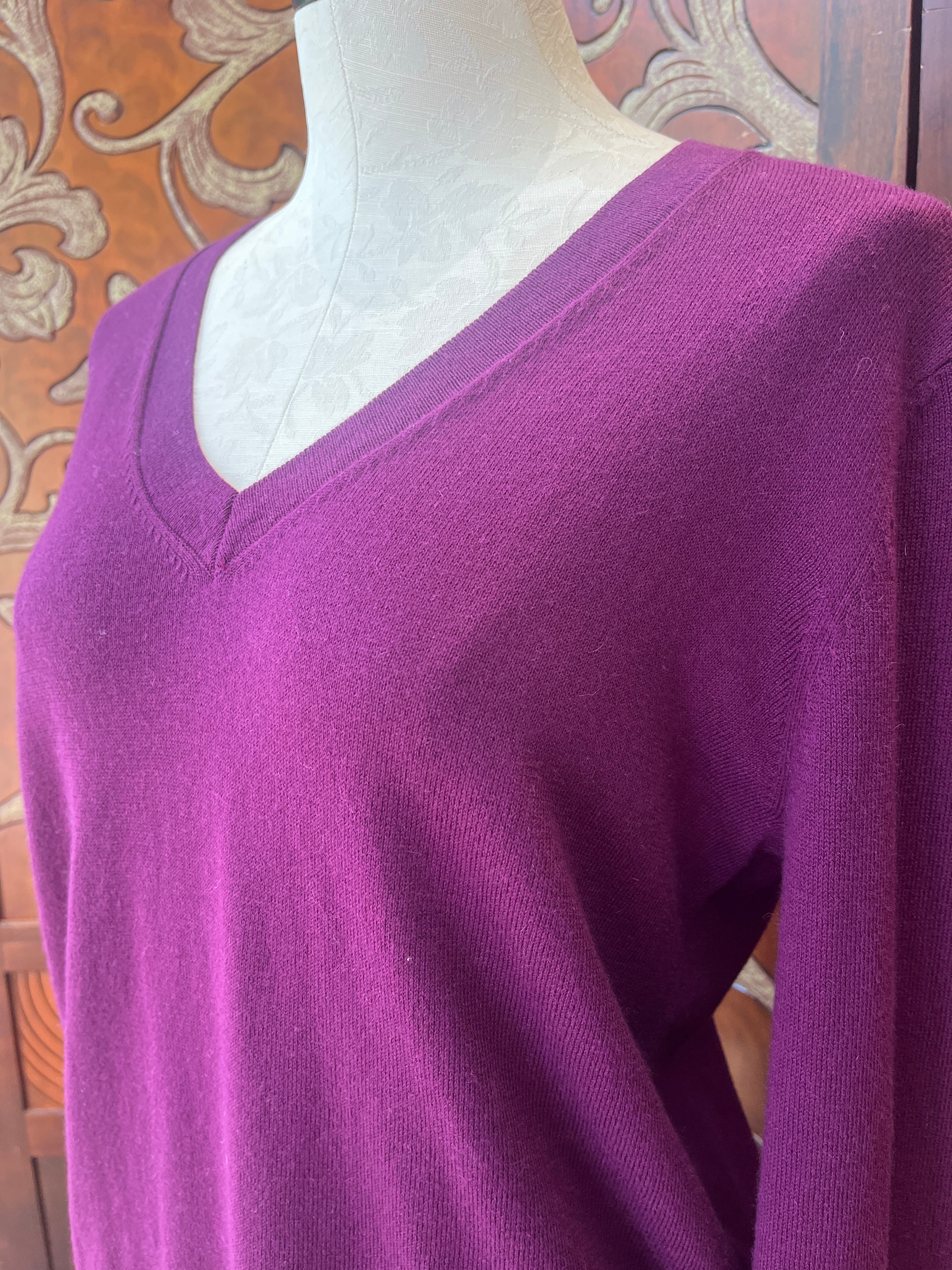 Alashan sweater LC2113, West Elm v-neck cotton cashmere