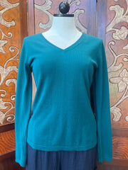 Alashan sweater LC2005, classic v-neck cotton cashmere