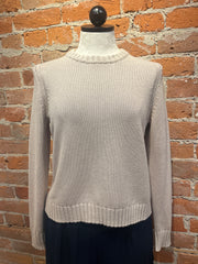 Alashan sweater LC2514, Ayla cropped crewneck cotton cashmere
