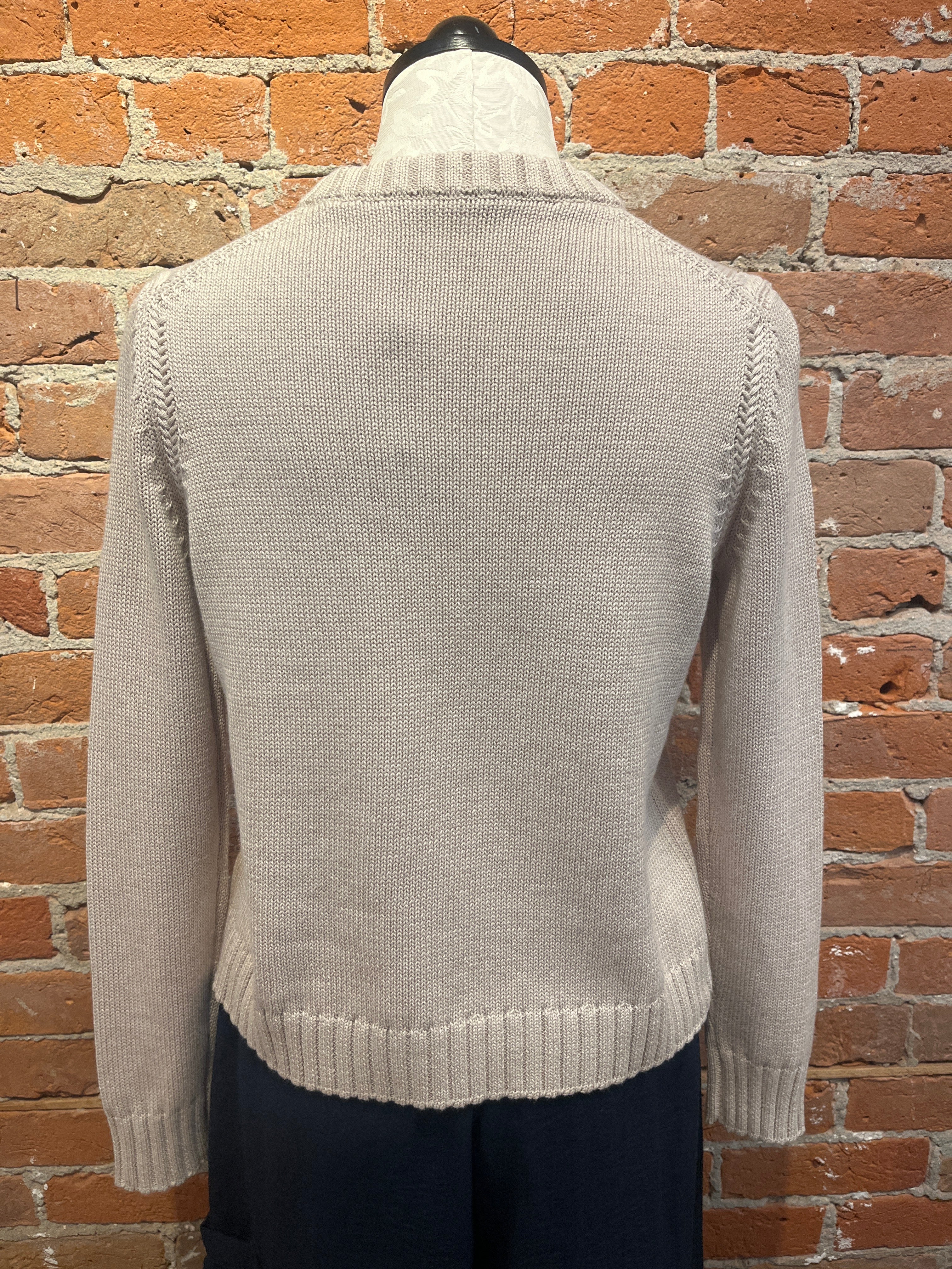 Alashan sweater LC2514, Ayla cropped crewneck cotton cashmere