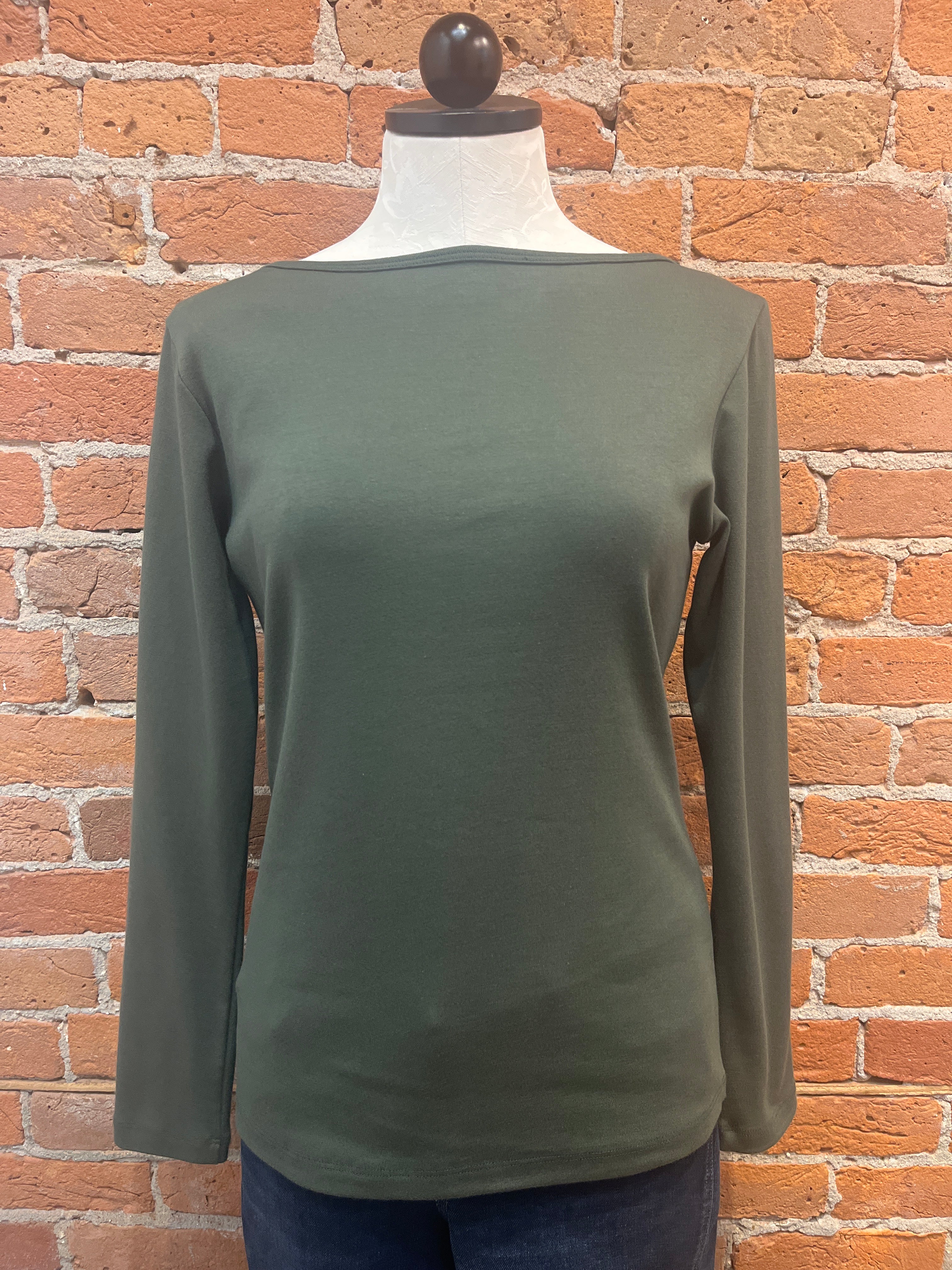 Necessitees t-shirt, boatneck long-sleeve (2 colors)