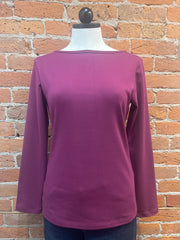 Necessitees t-shirt, boatneck long-sleeve (2 colors)