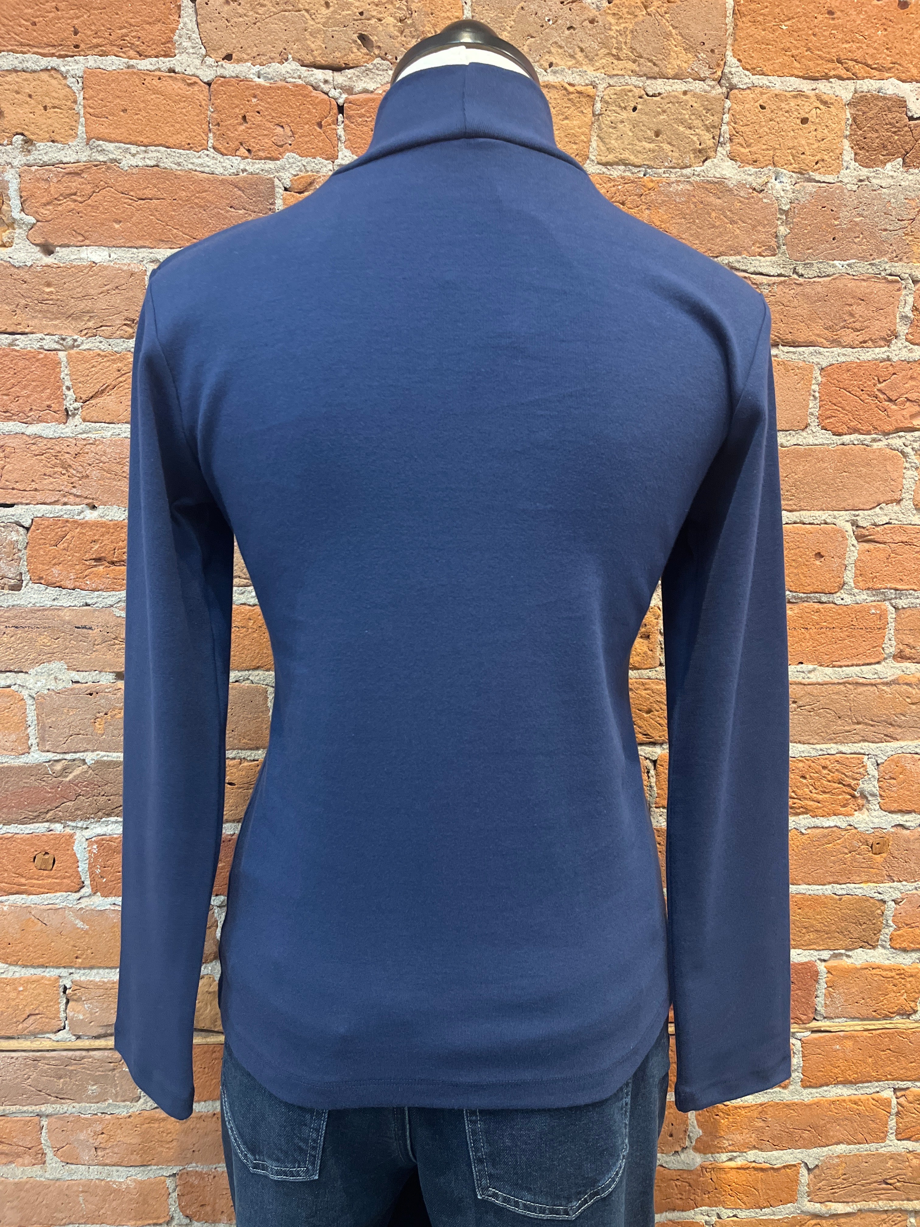 Necessitees t-shirt, mock-neck long-sleeve (3 colors)