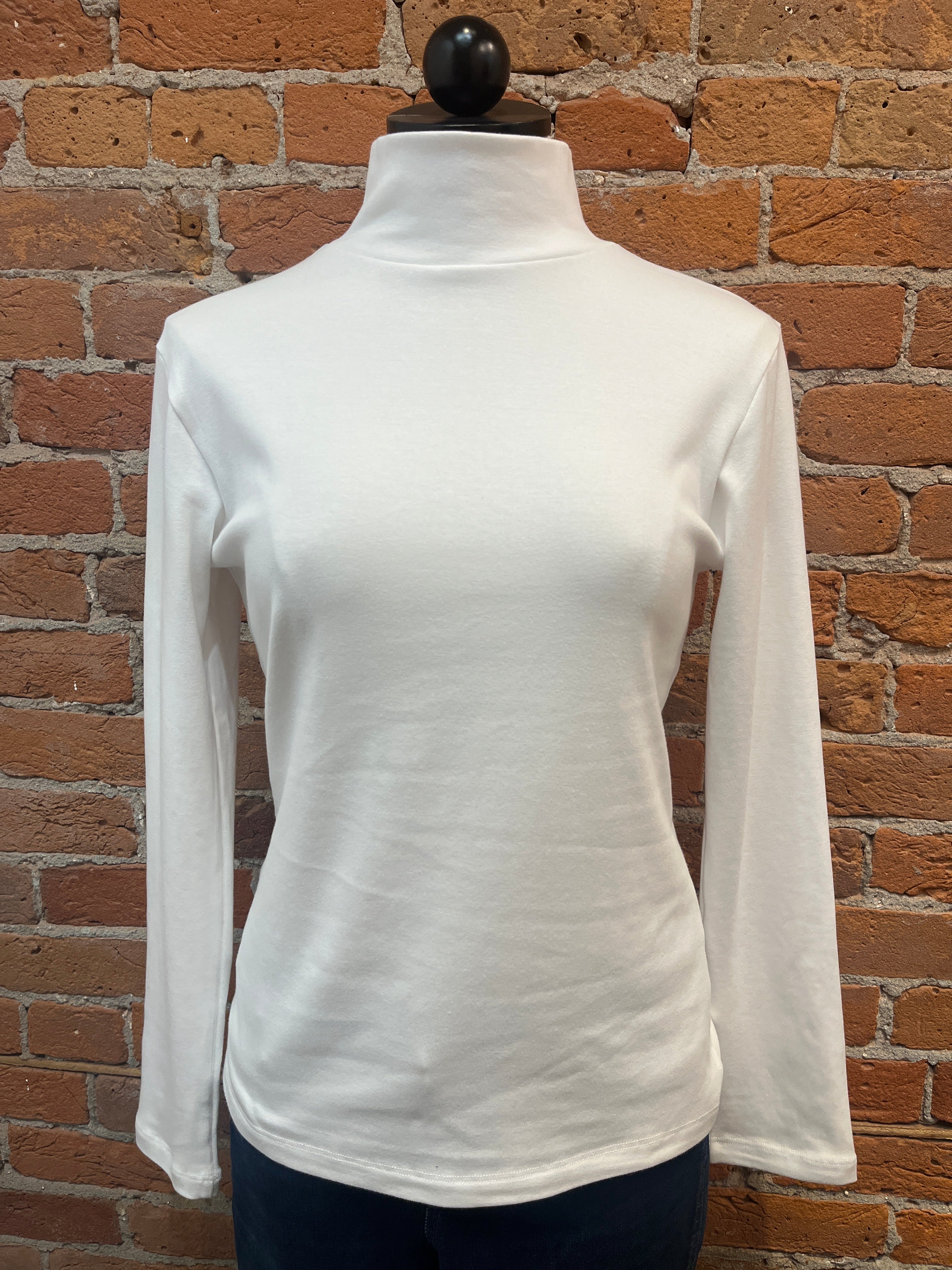 Necessitees t-shirt, mock-neck long-sleeve (3 colors)