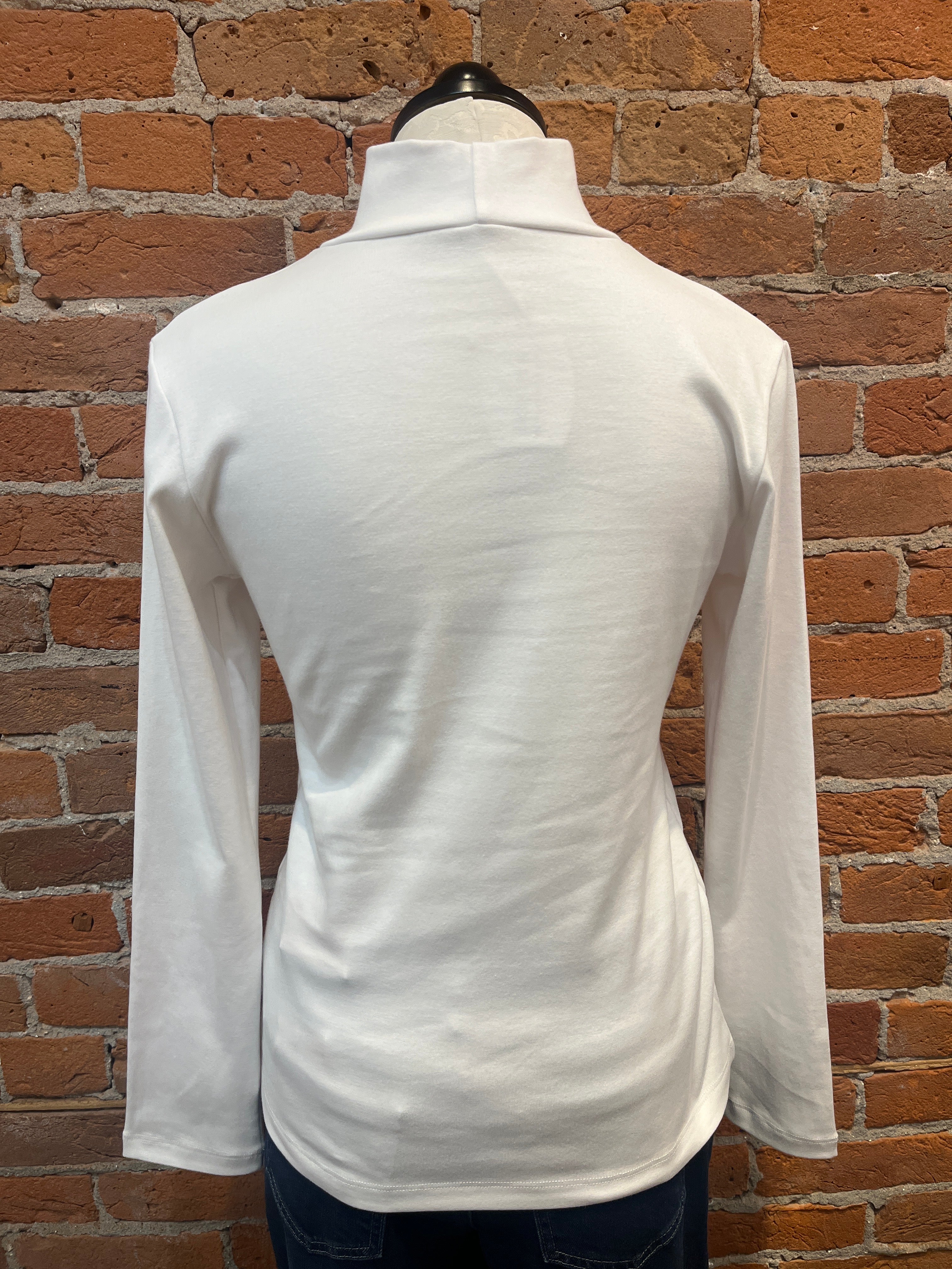 Necessitees t-shirt, mock-neck long-sleeve (3 colors)