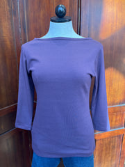 Necessitees t-shirt, boatneck 3/4-sleeve (5 colors)