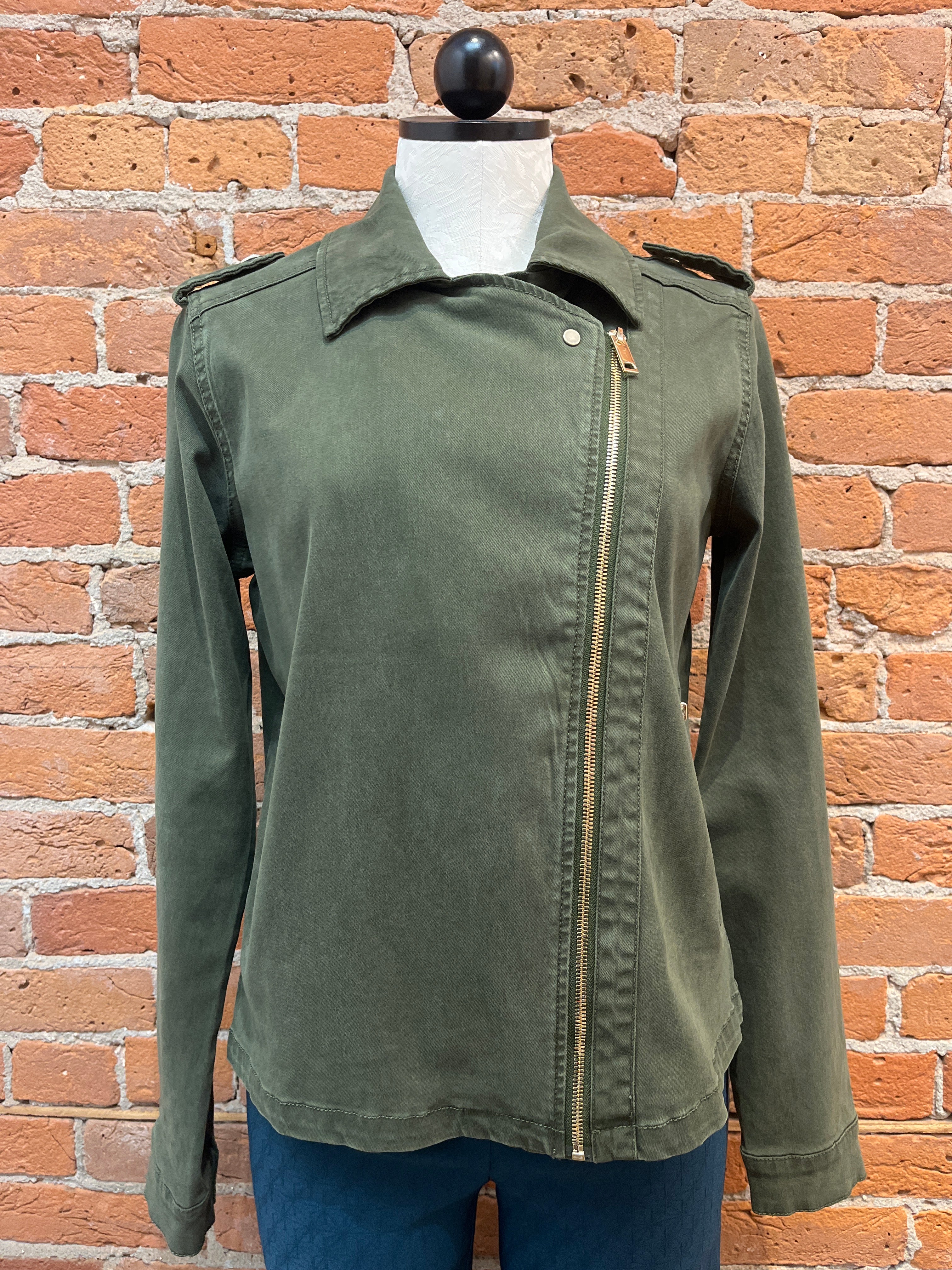 Renuar jacket 3864, tencel blend moto