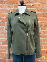 Renuar jacket 3864, tencel blend moto