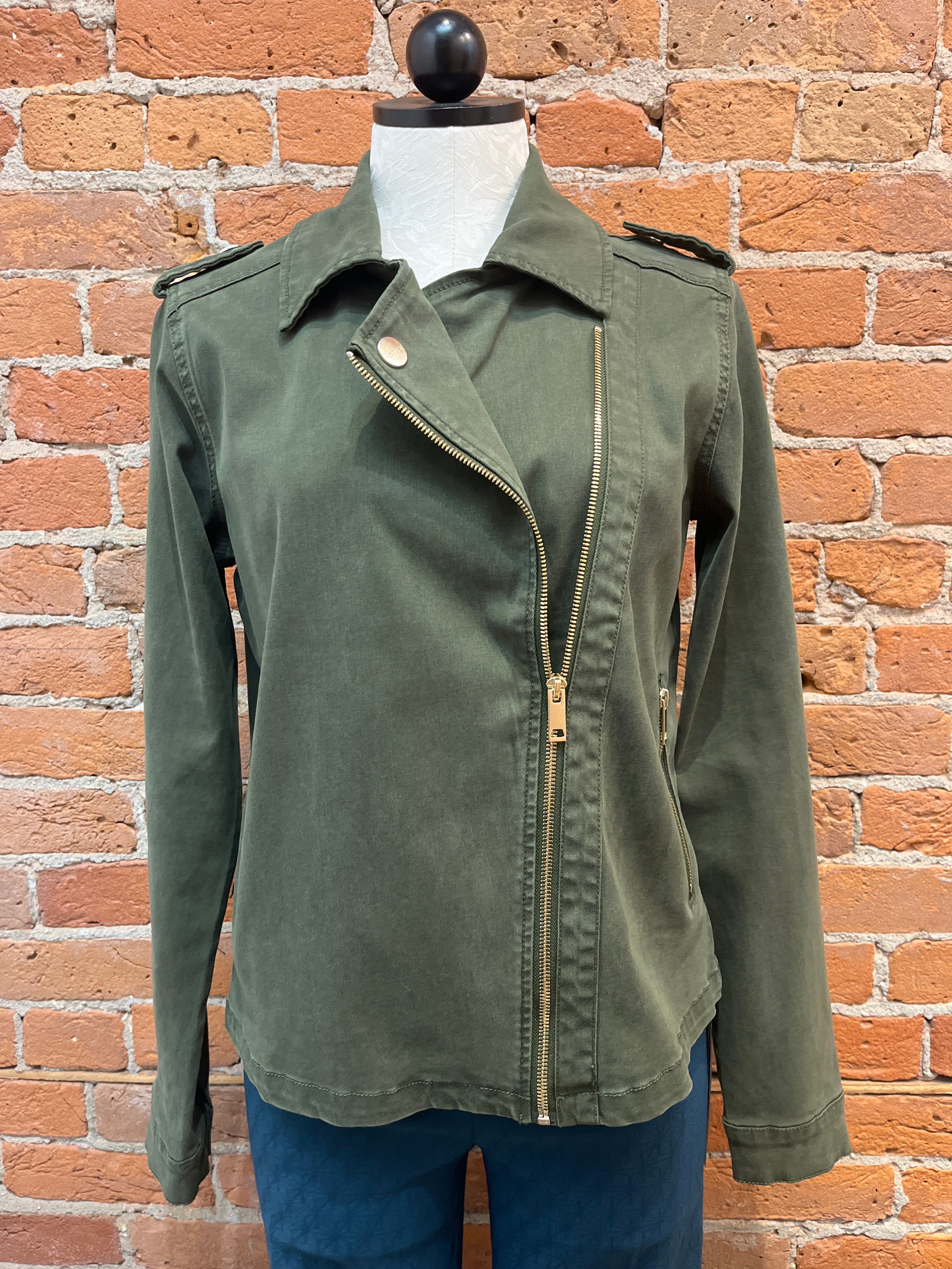 Renuar jacket 3864, tencel blend moto