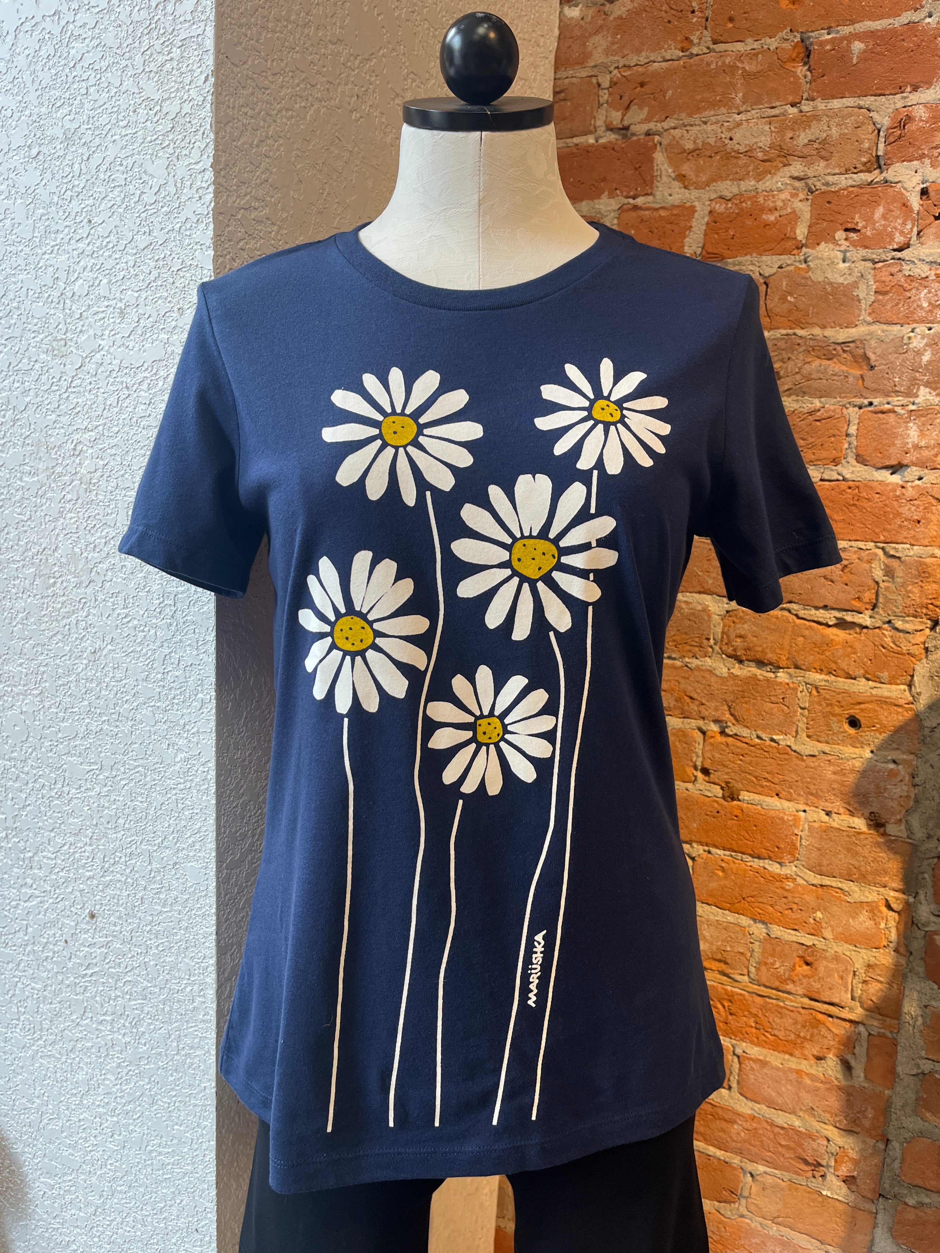 Camiseta Marushka, manga corta y cuello redondo relajado