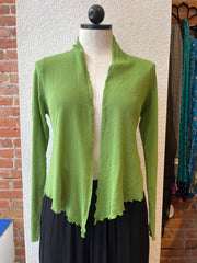 Cut Loose cardigan, cropped cotton tulle (2 colors)