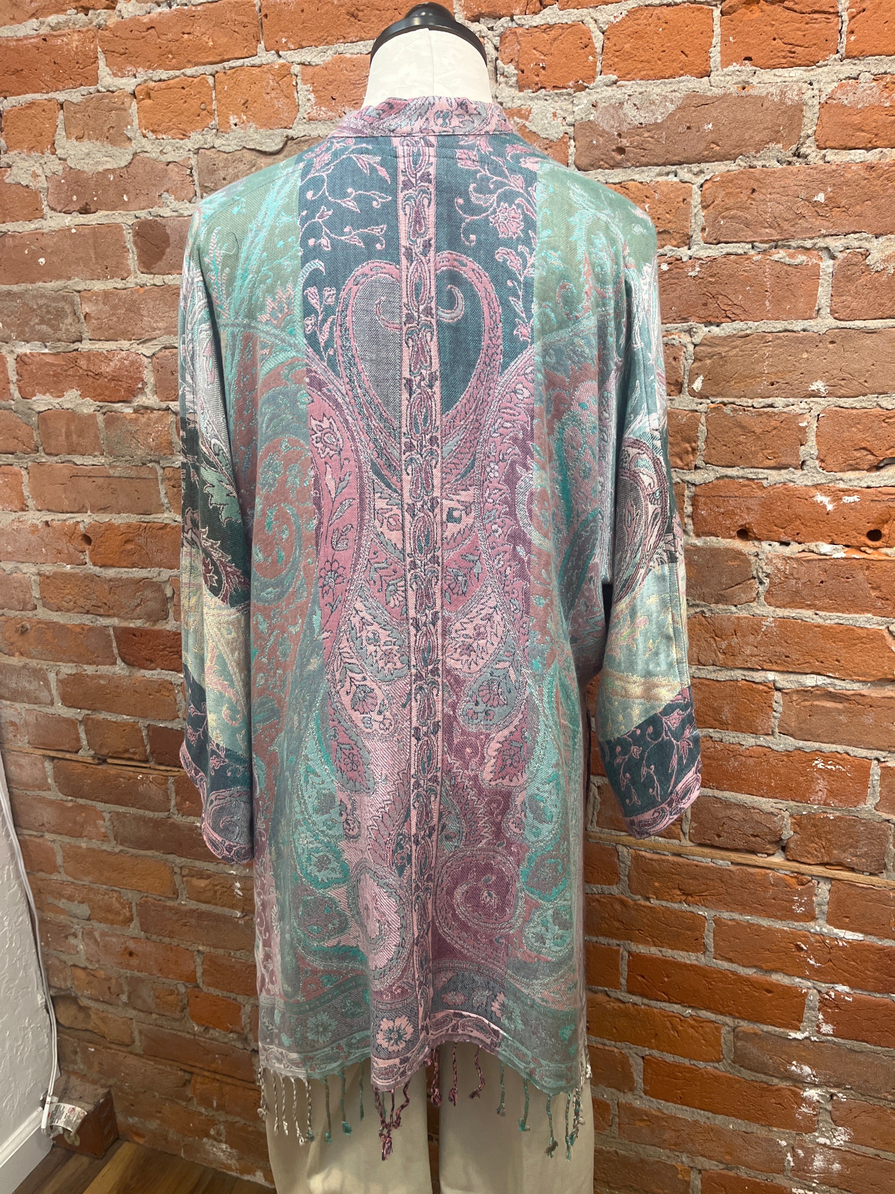 ANU 19828 jacket, reversible duster (2 colors)
