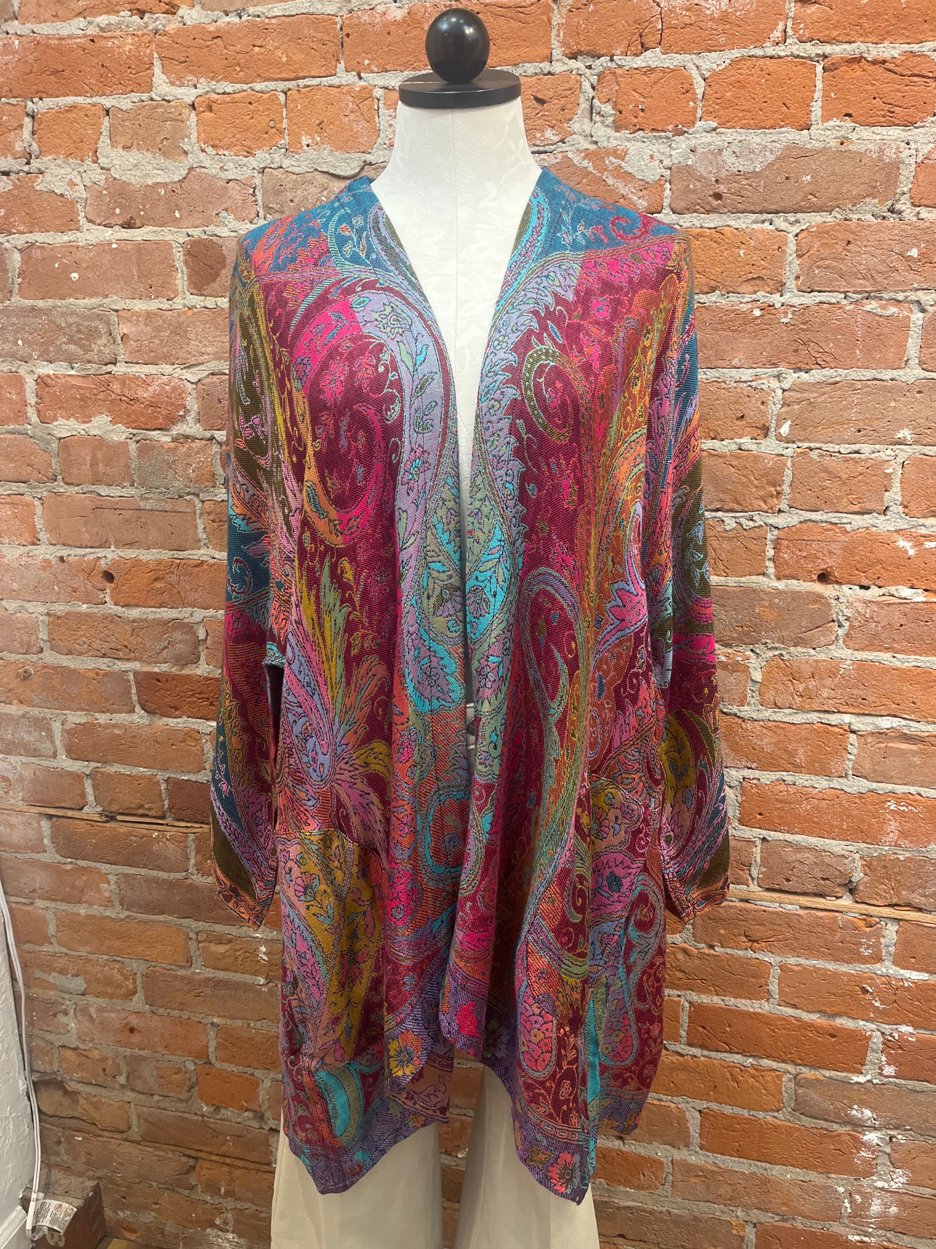 ANU 19828 jacket, reversible duster (2 colors)