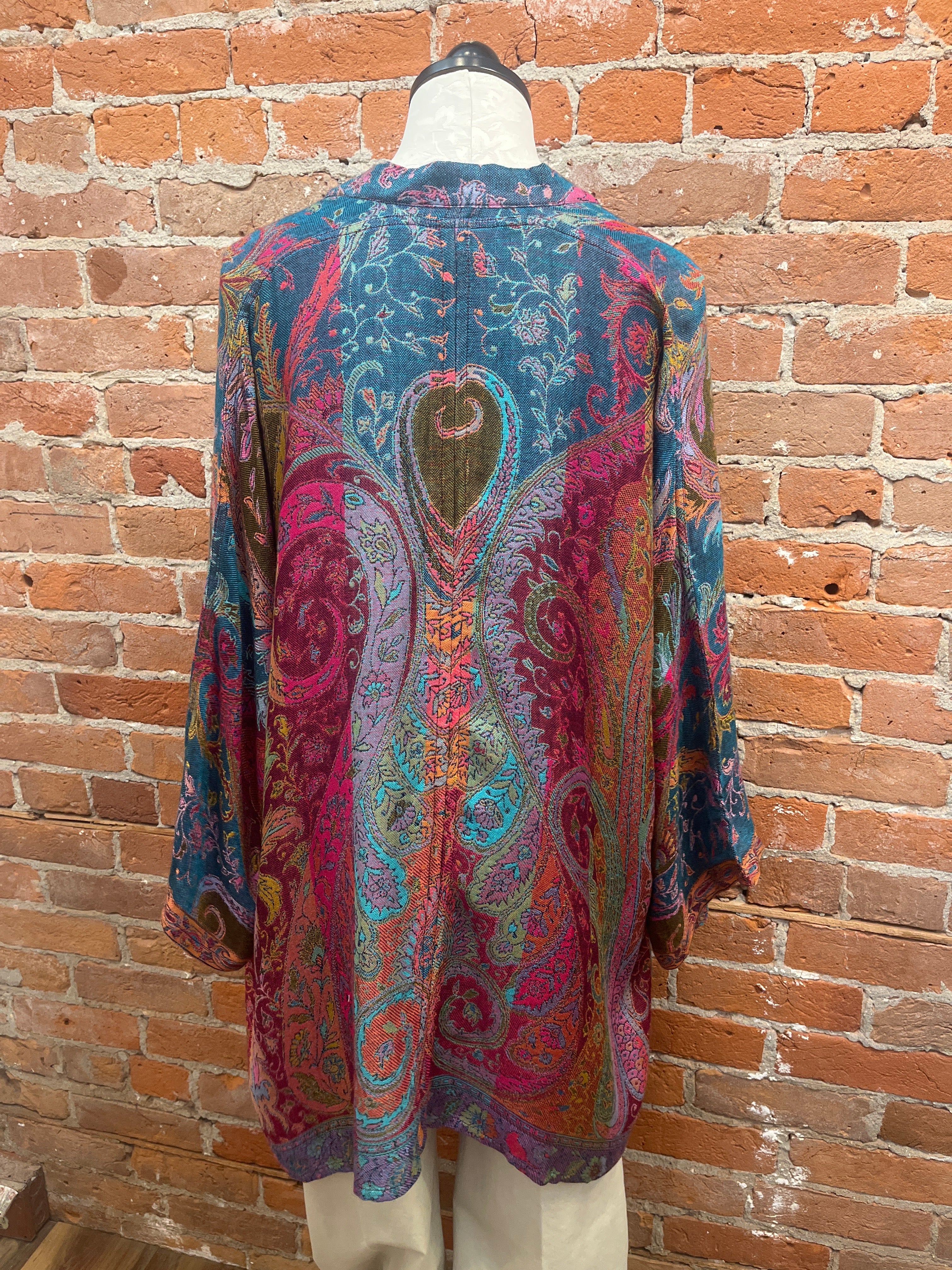 ANU 19828 jacket, reversible duster (2 colors)