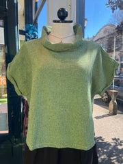 Cut Loose shirt, short dolman sleeve with cowl