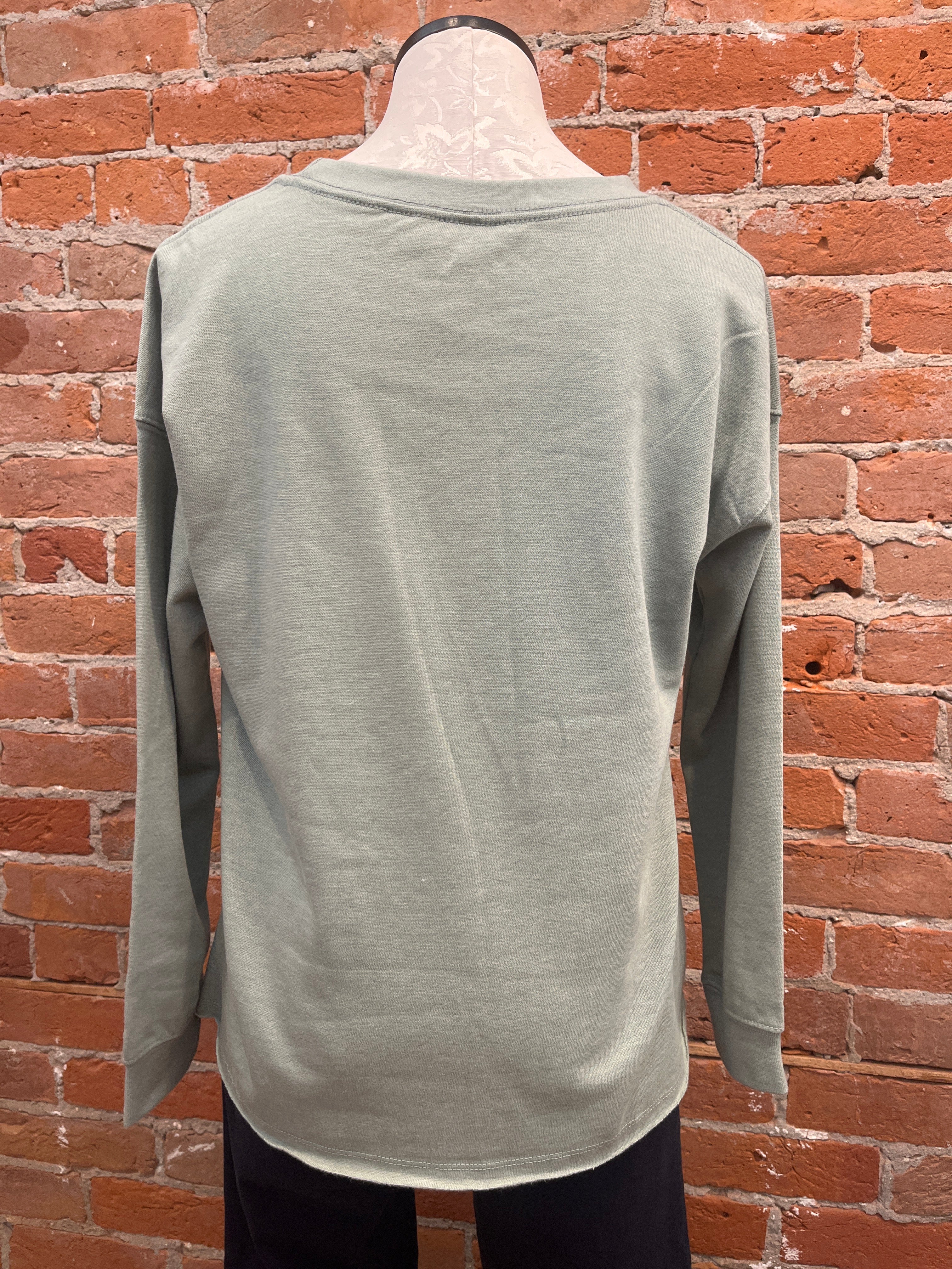 Marushka sweatshirt, Sunflower Fields drop-shoulder fleece