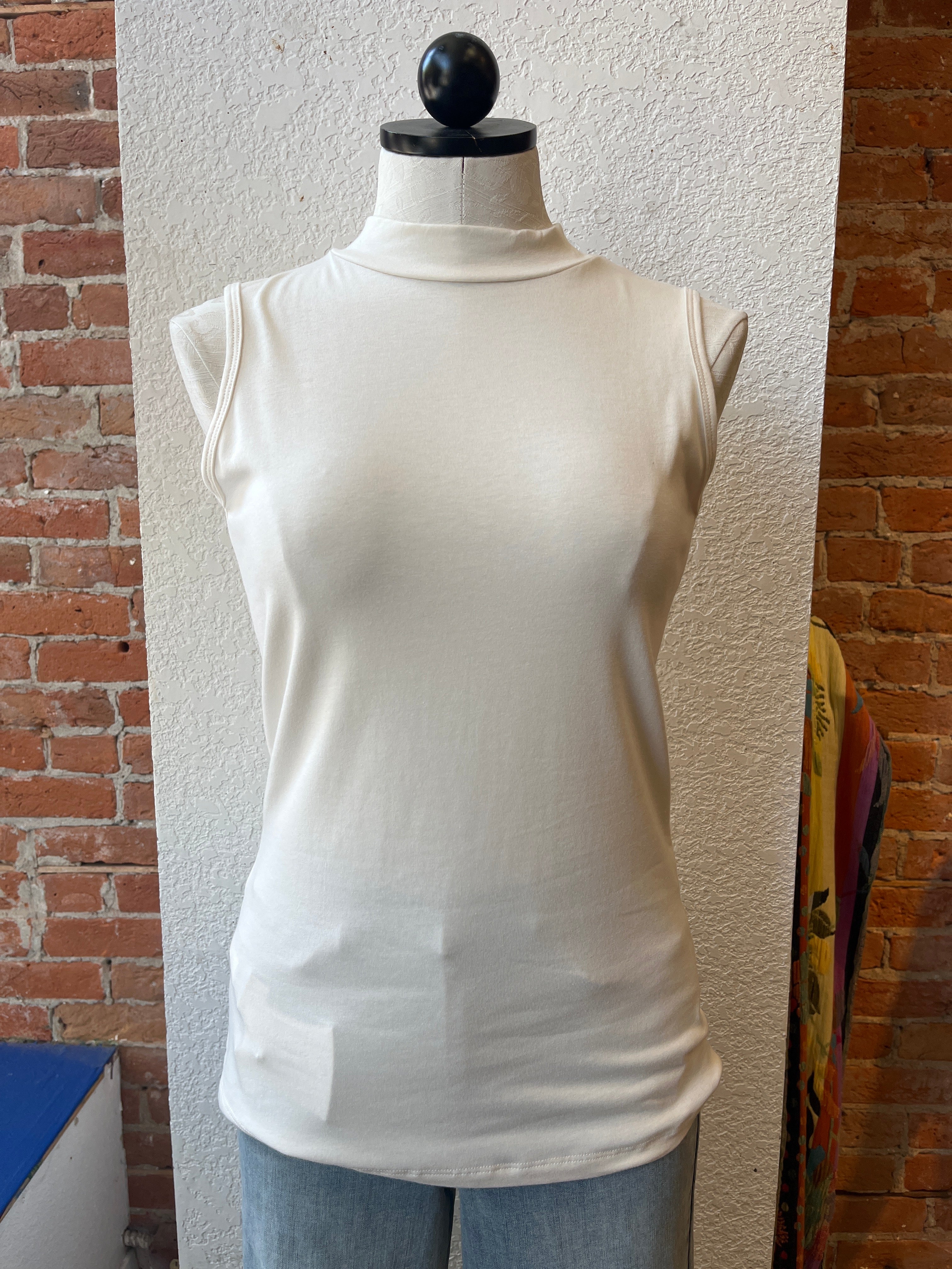 Necessitees tank, jersey mockneck