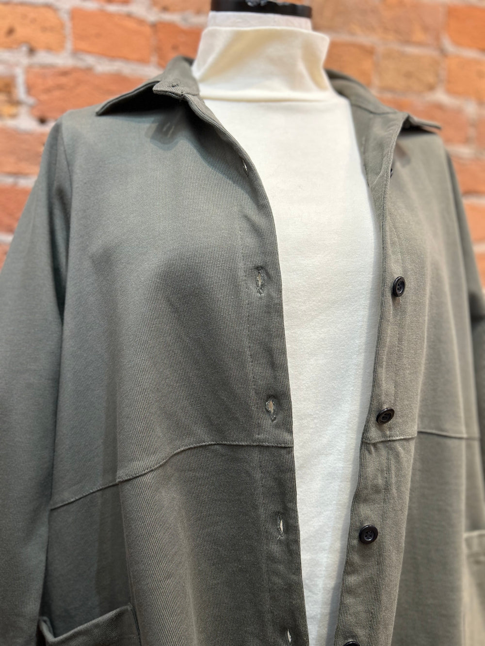 Flutter Barn jacket, 100% cotton shacket