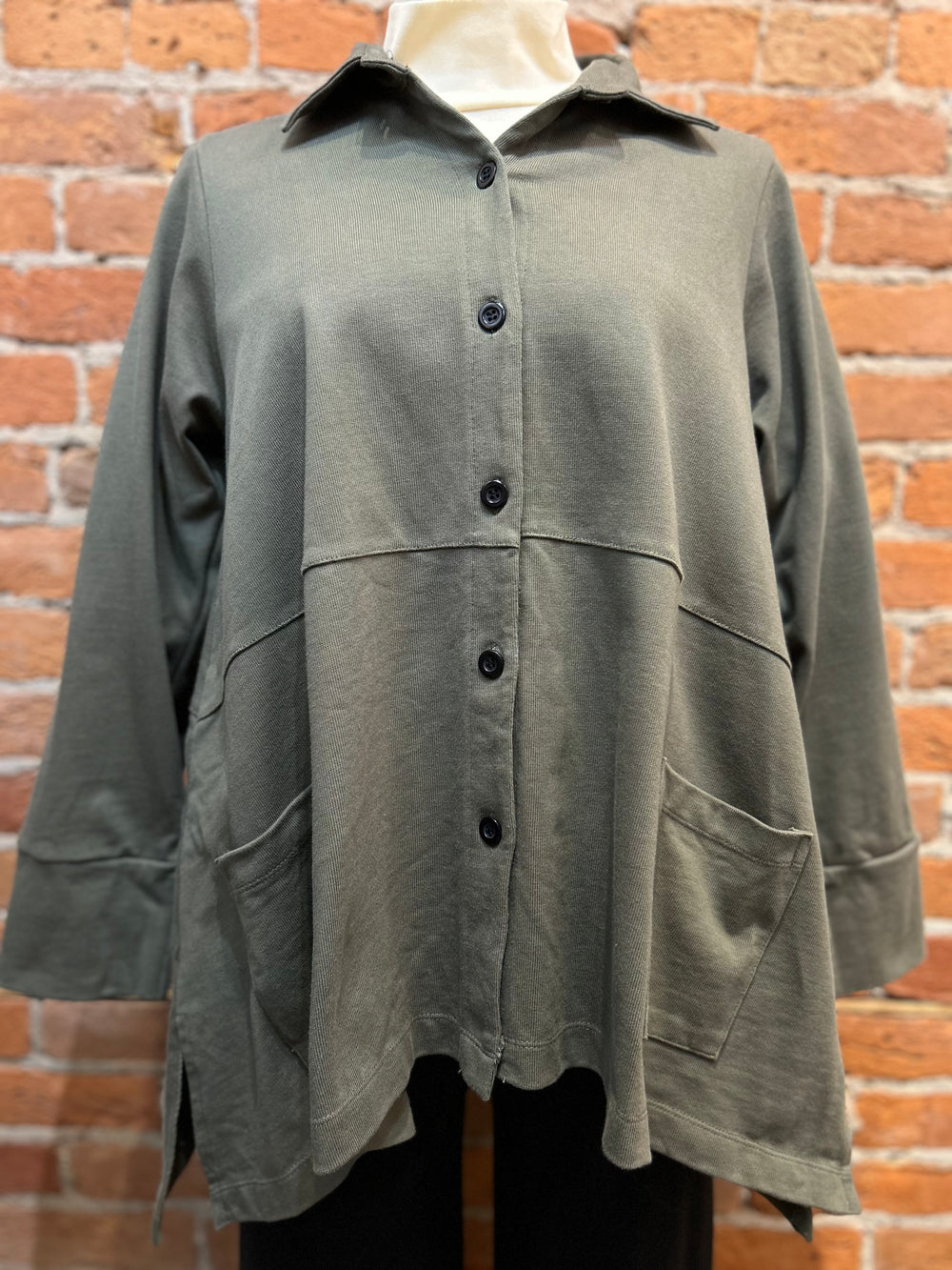 Flutter Barn jacket, 100% cotton shacket