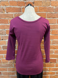 Necessitees t-shirt, reversible scoop 3/4-sleeve (3 colors)