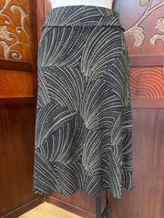 Falda Salaam Angela, estampado floral negro