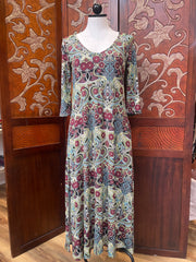 Vestido Salaam Metta, manga 3/4