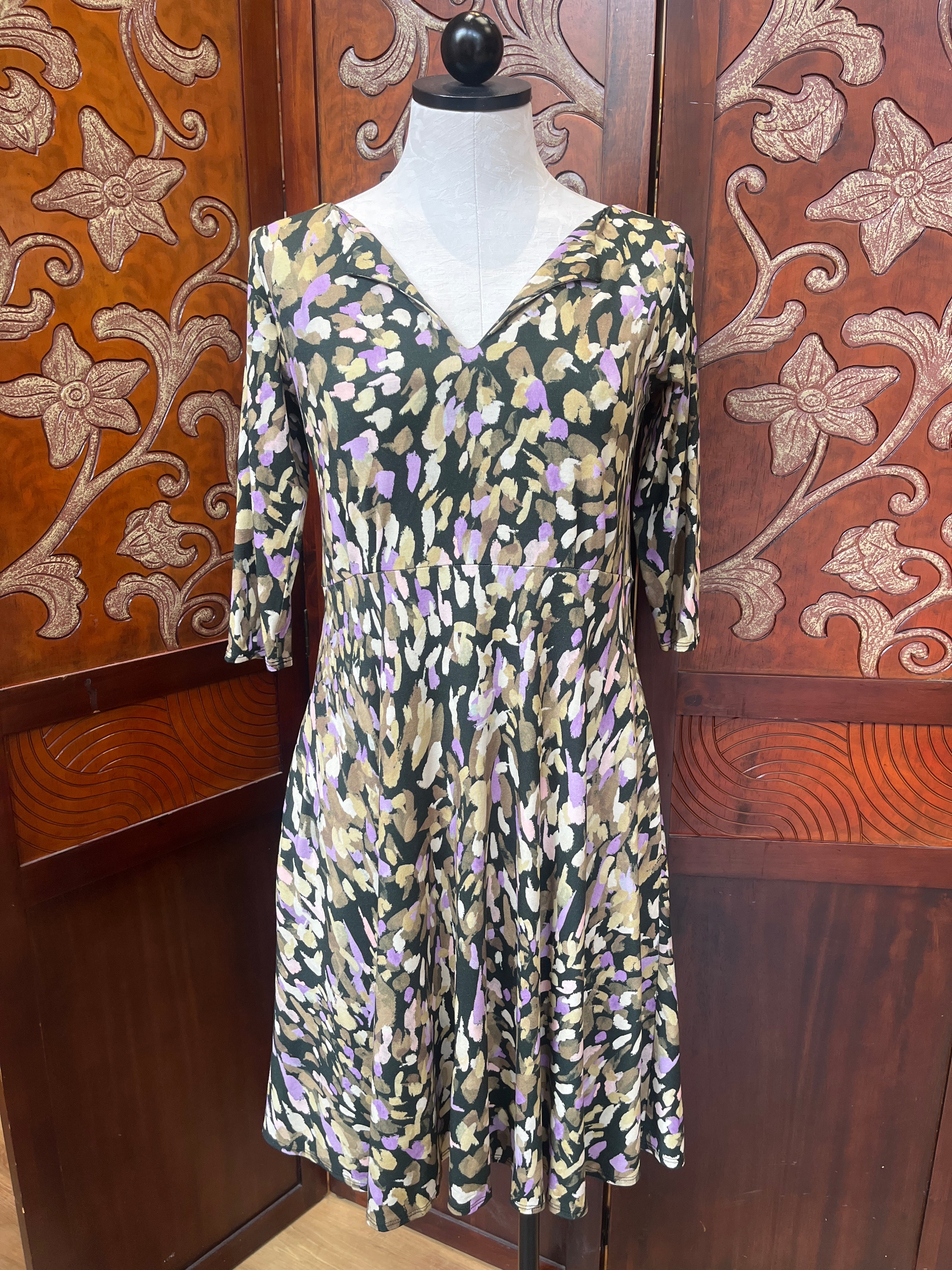 Vestido Salaam Annie, manga 3/4 (2 estampados)