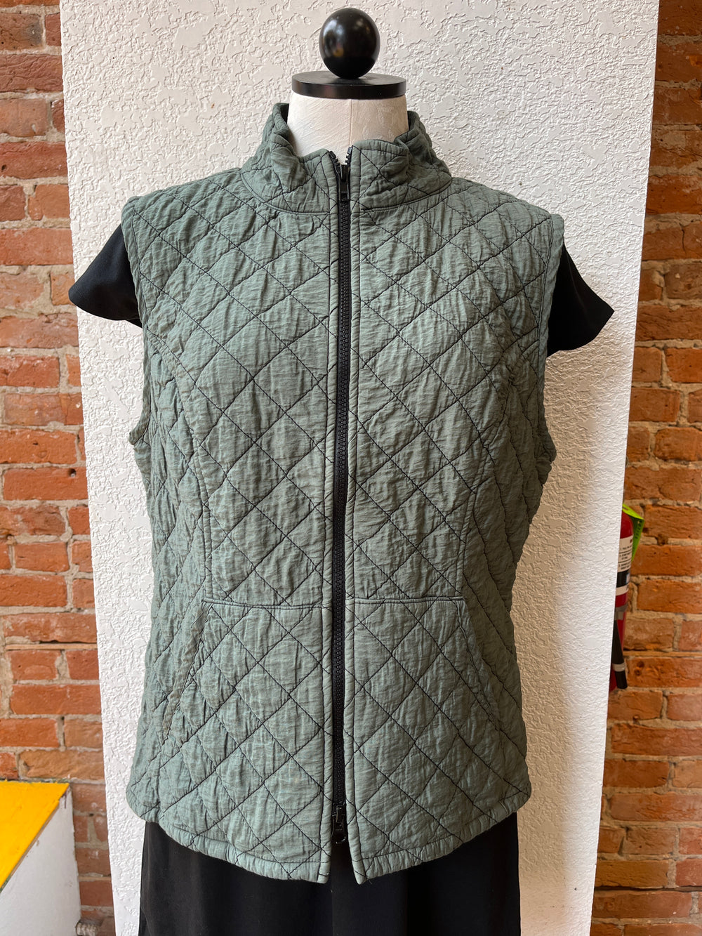 Cut Loose vest, quilted