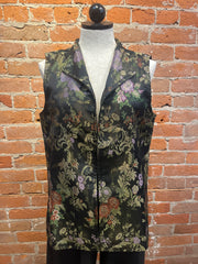 ANU vest 21342, embroidered brocade