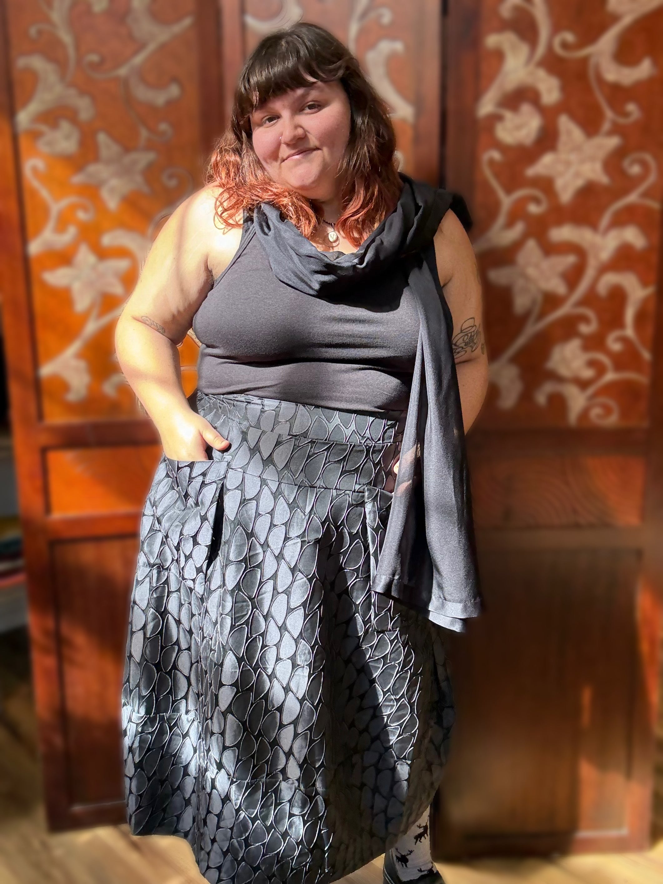 Olivia by Habitat skirt 560851, night out jacquard