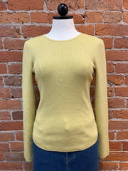 Nic + Zoe sweater t-shirt 241156, ribbed crew SALE Size L