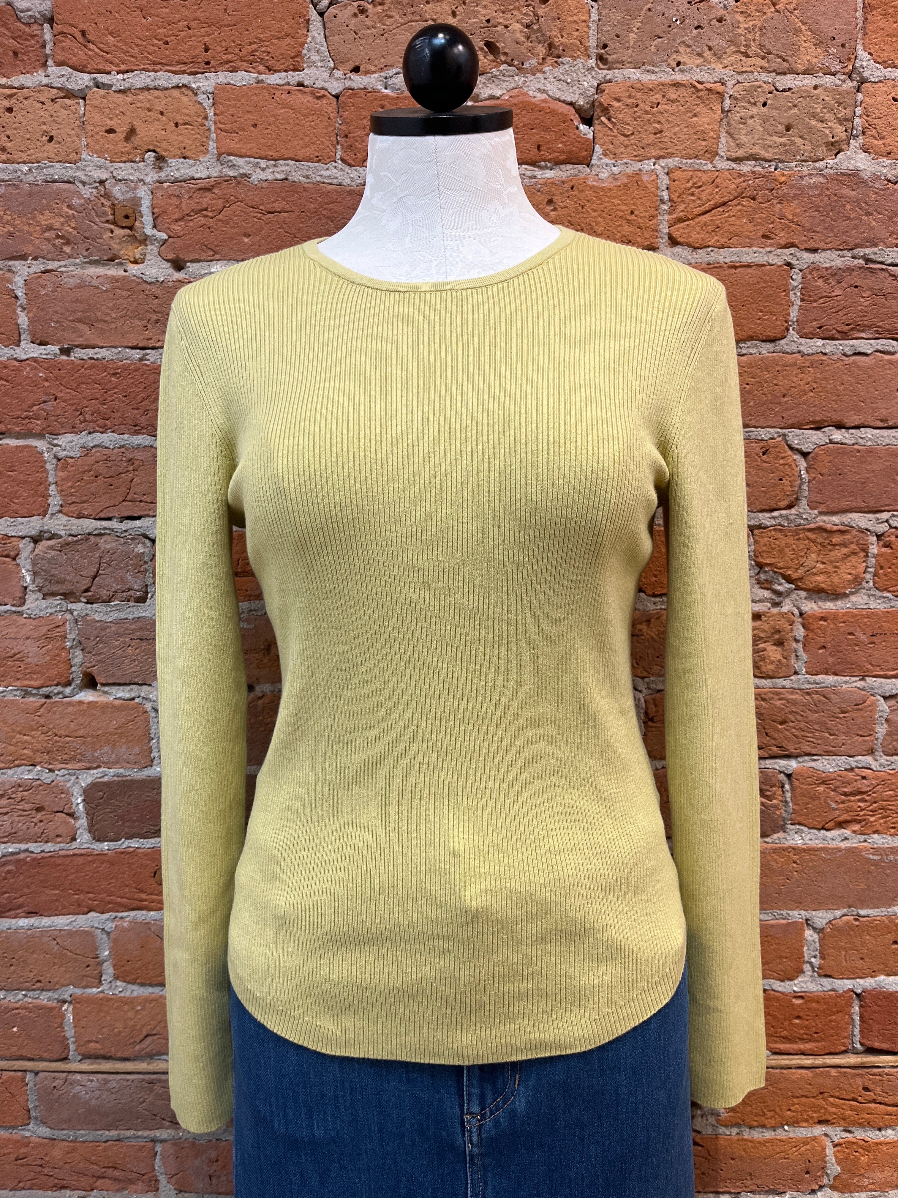 Nic + Zoe sweater t-shirt 241156, ribbed crew (2 colors)