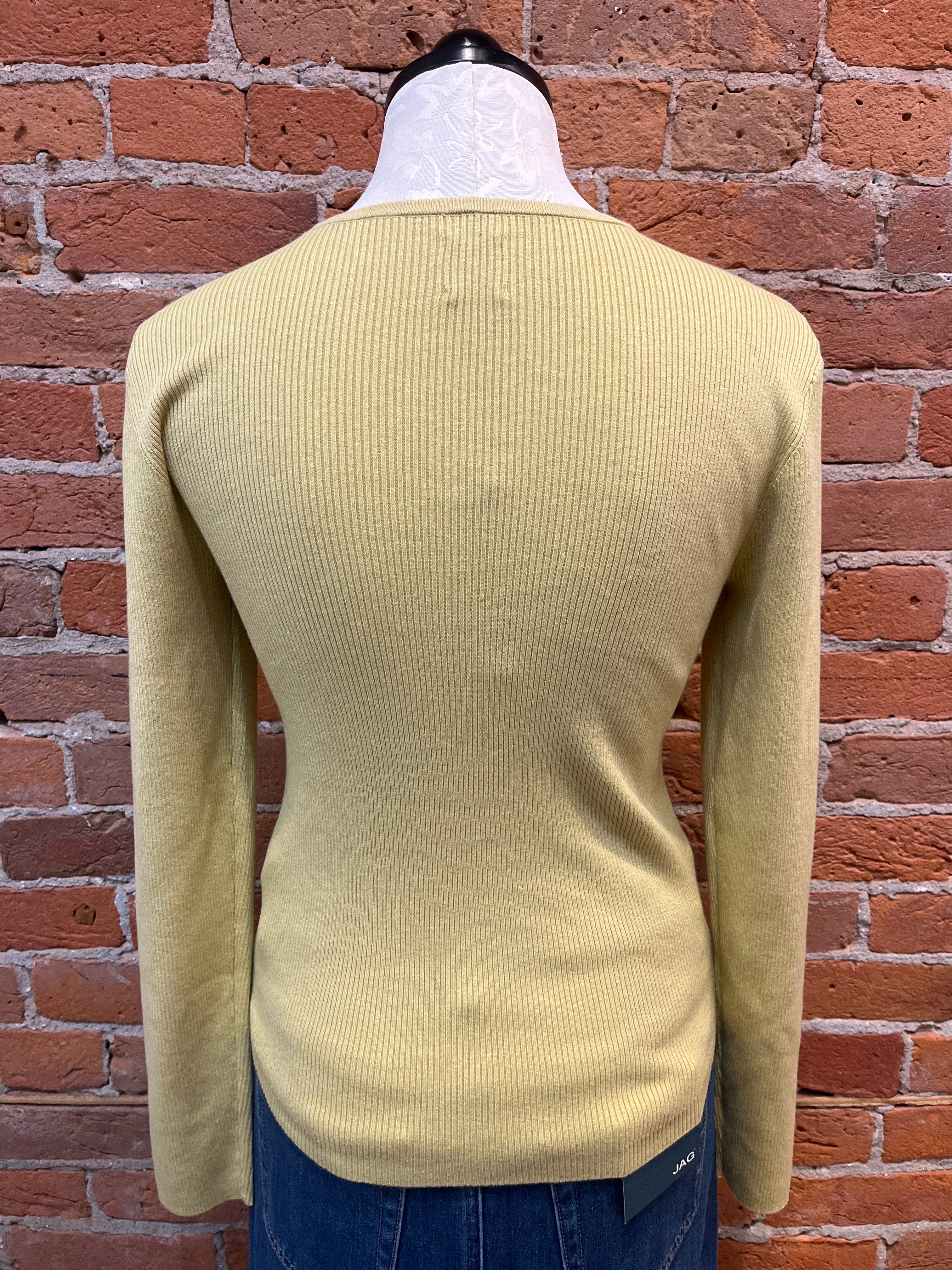 Nic + Zoe sweater t-shirt 241156, ribbed crew (2 colors)