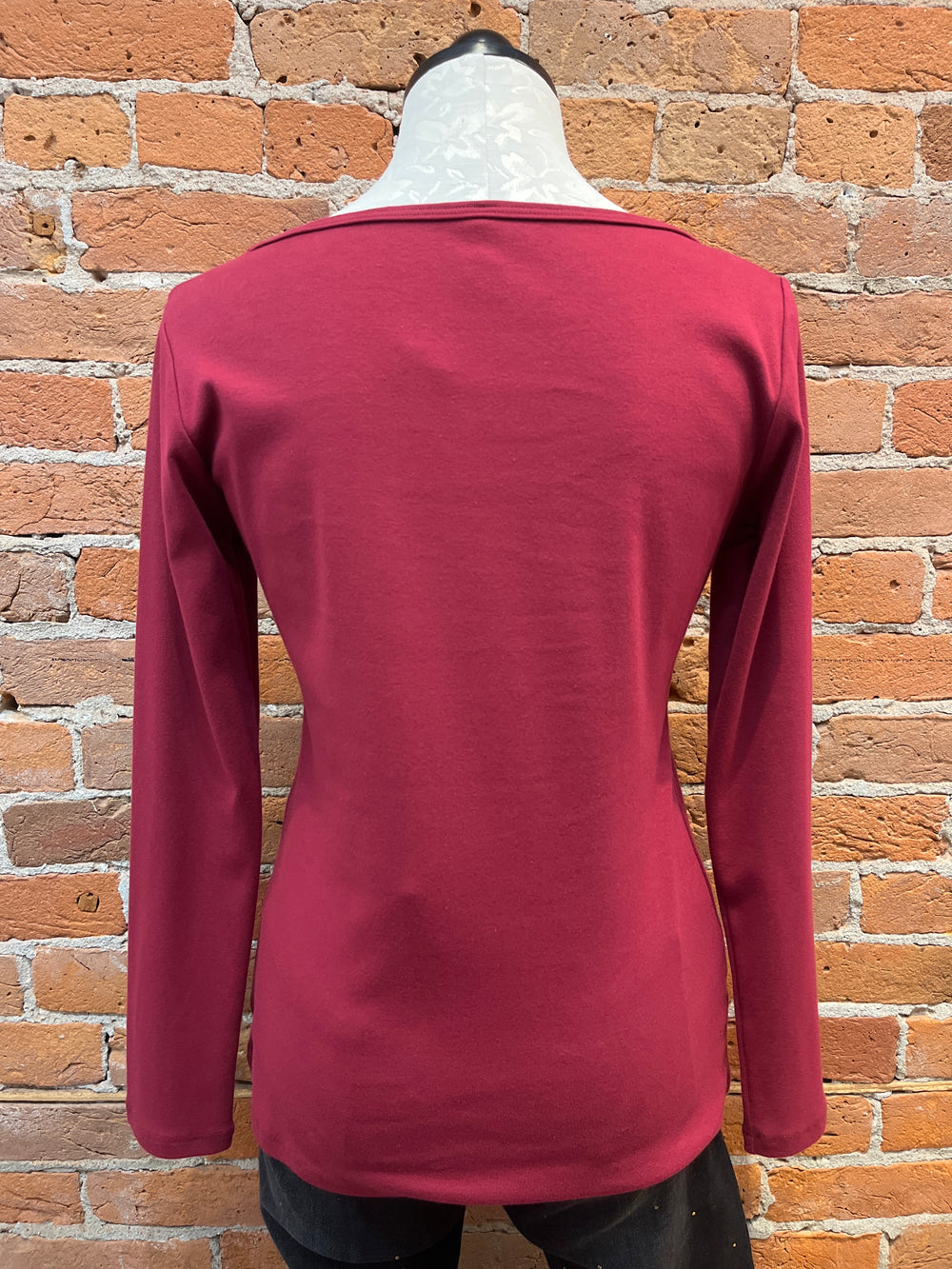 Necessitees t-shirt, boatneck long-sleeve