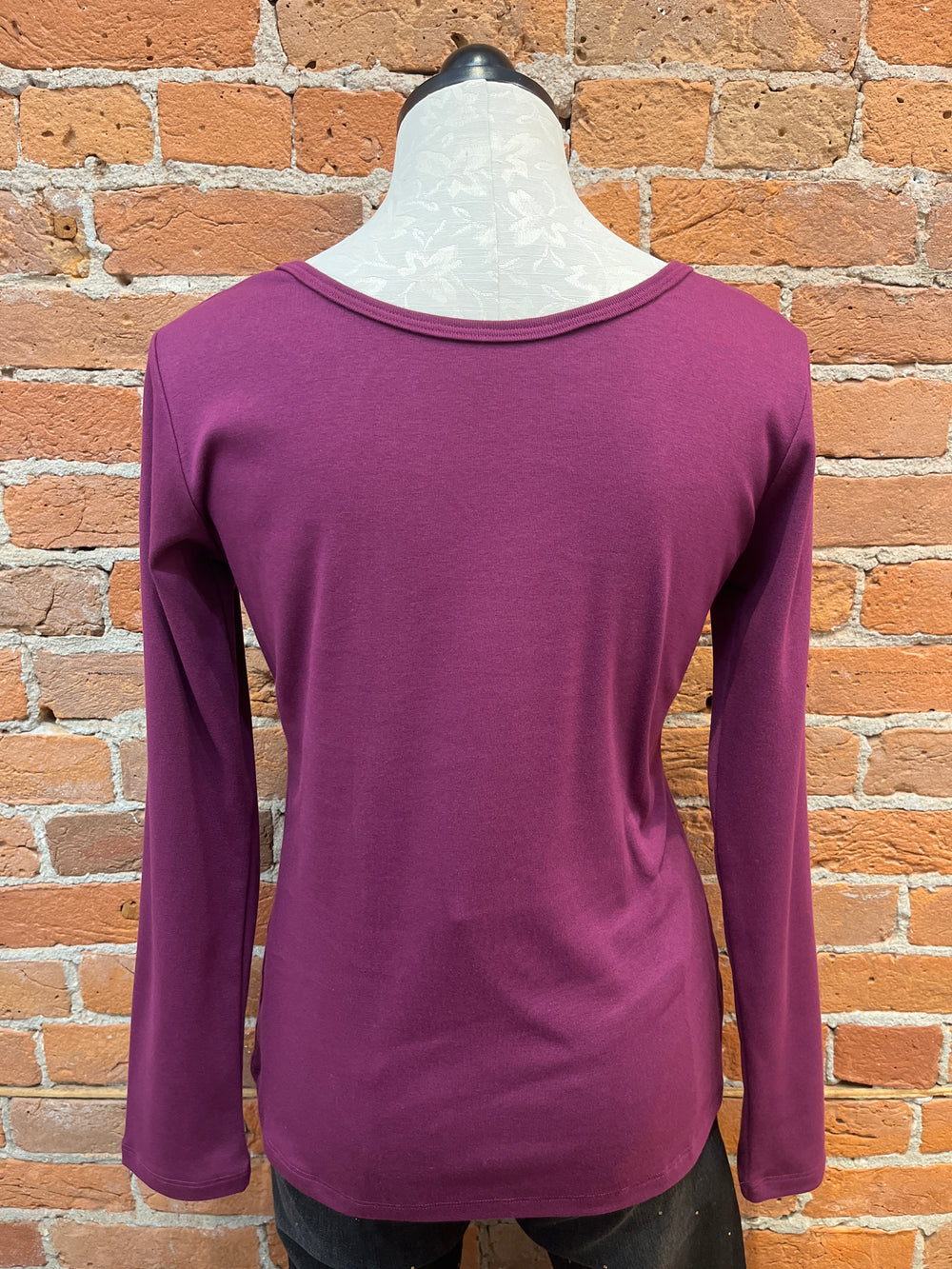 Necessitees t-shirt, reversible scoop long-sleeve