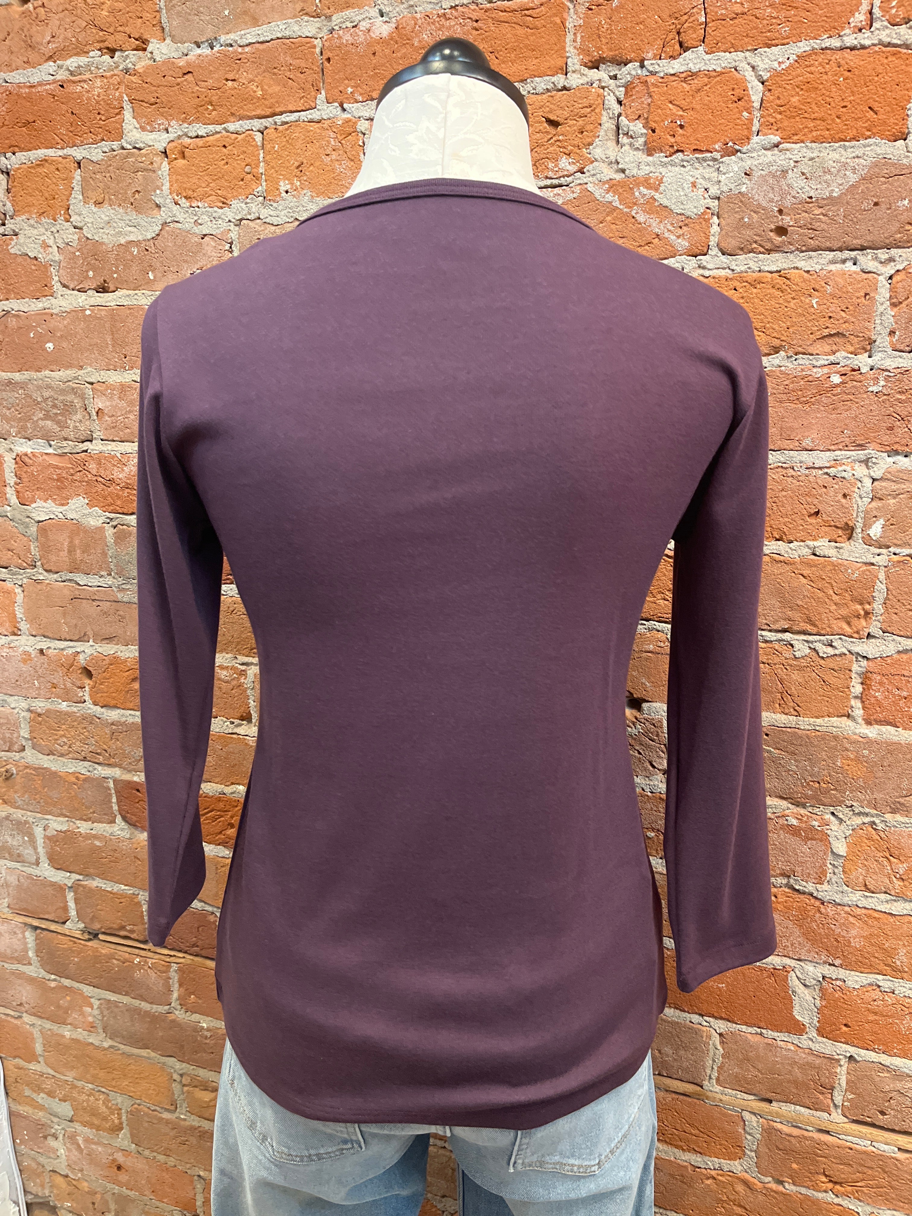 Necessitees t-shirt, wrap 3/4-sleeve (3 colors)