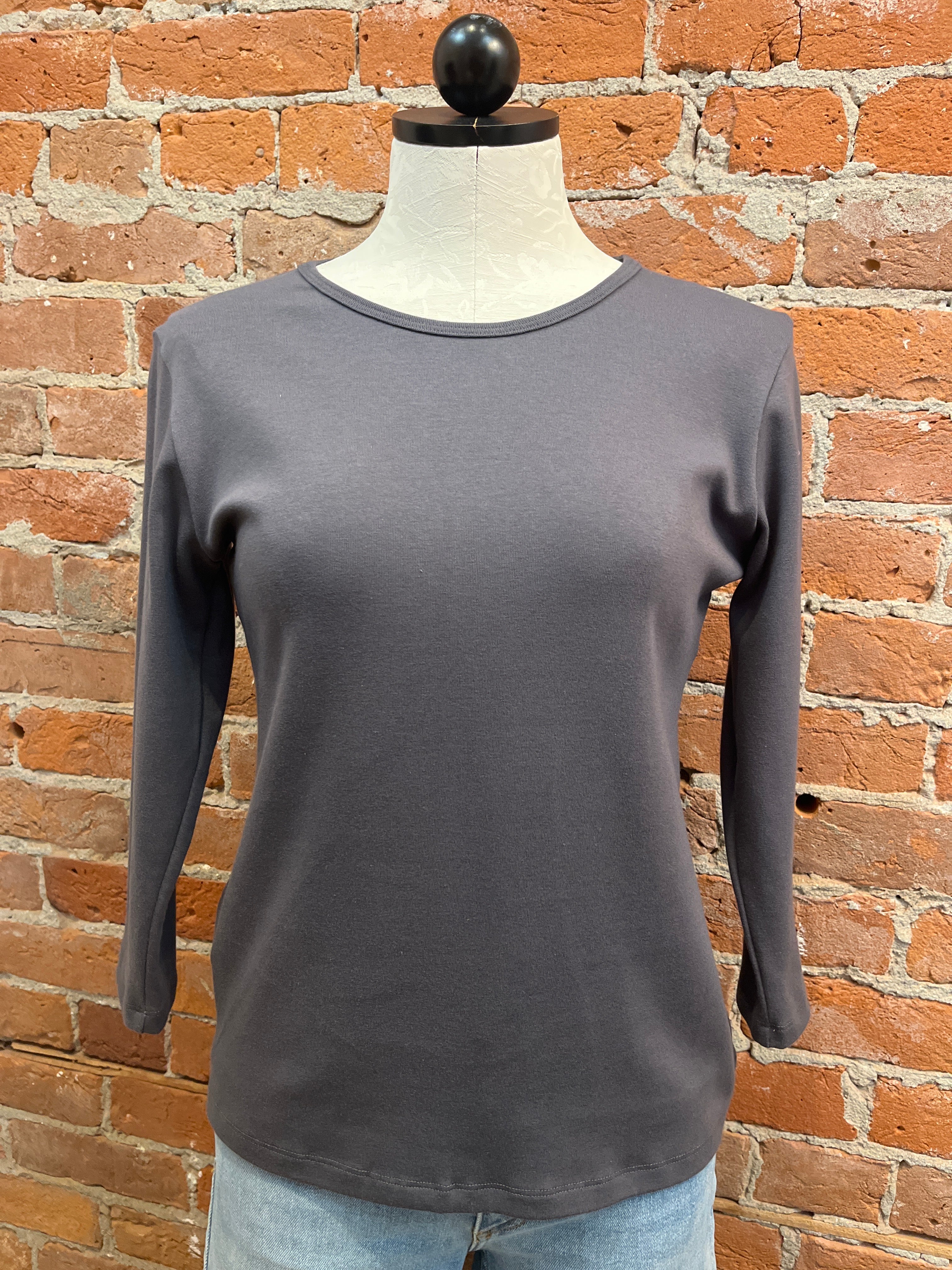 Necessitees t-shirt, jewel neck 3/4-sleeve (5 colors)