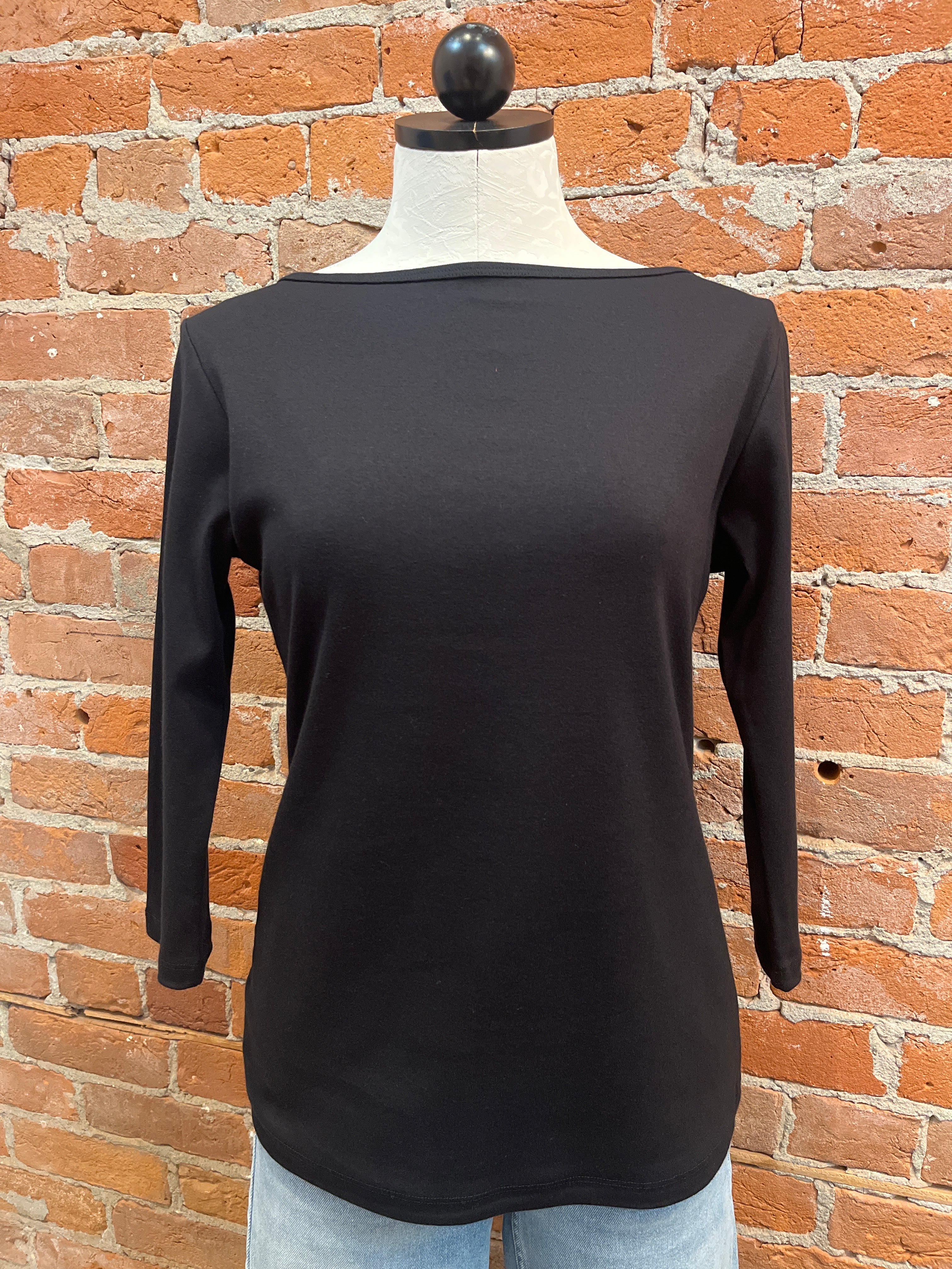 Camiseta Necessitees cuello barco manga 3/4 (5 colores)