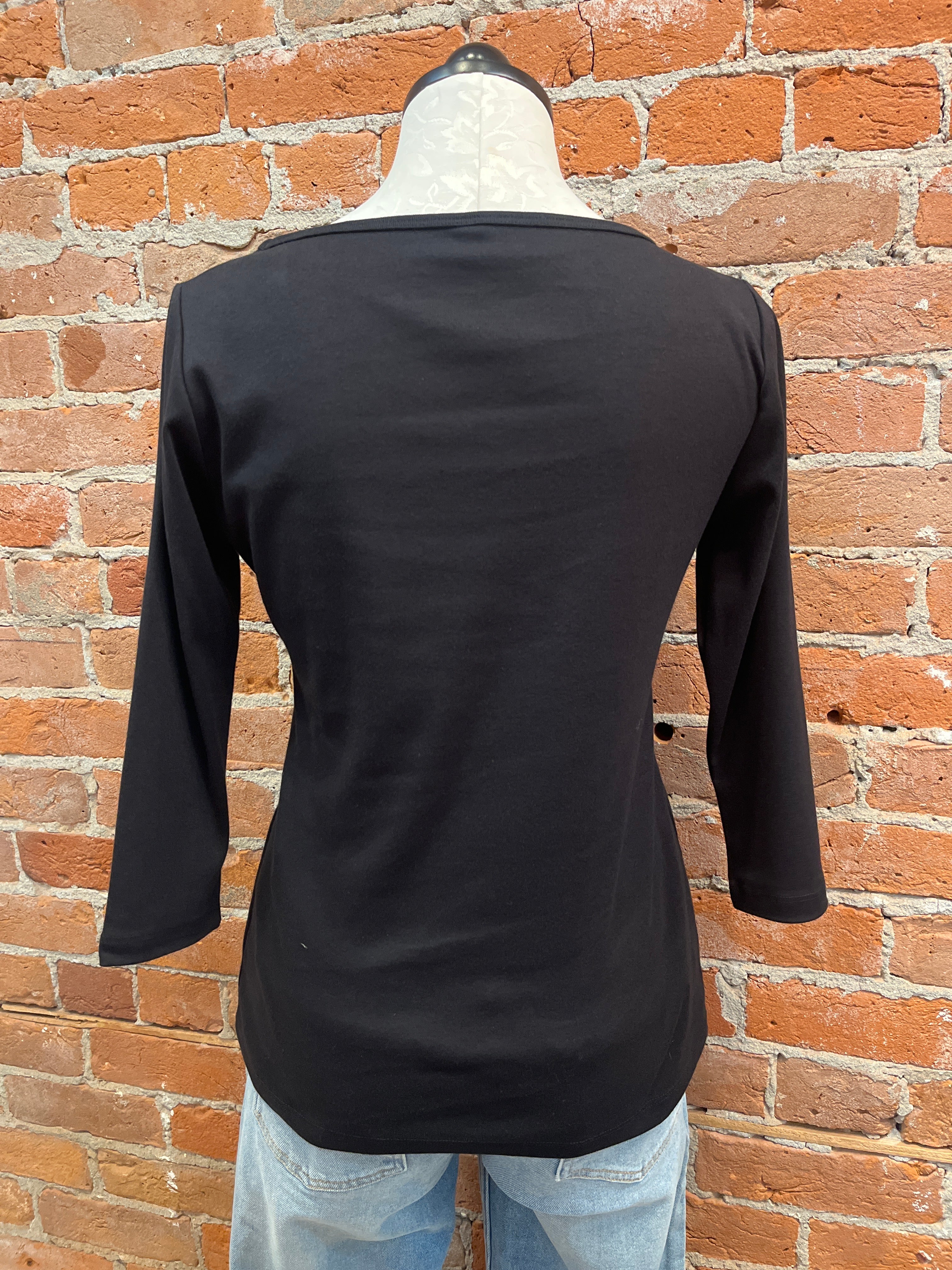 Camiseta Necessitees cuello barco manga 3/4 (5 colores)