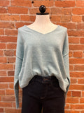 Renuar sweater 6905, heathered v-neck (2 colors)