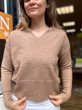 Renuar sweater 6905, heathered v-neck (2 colors)