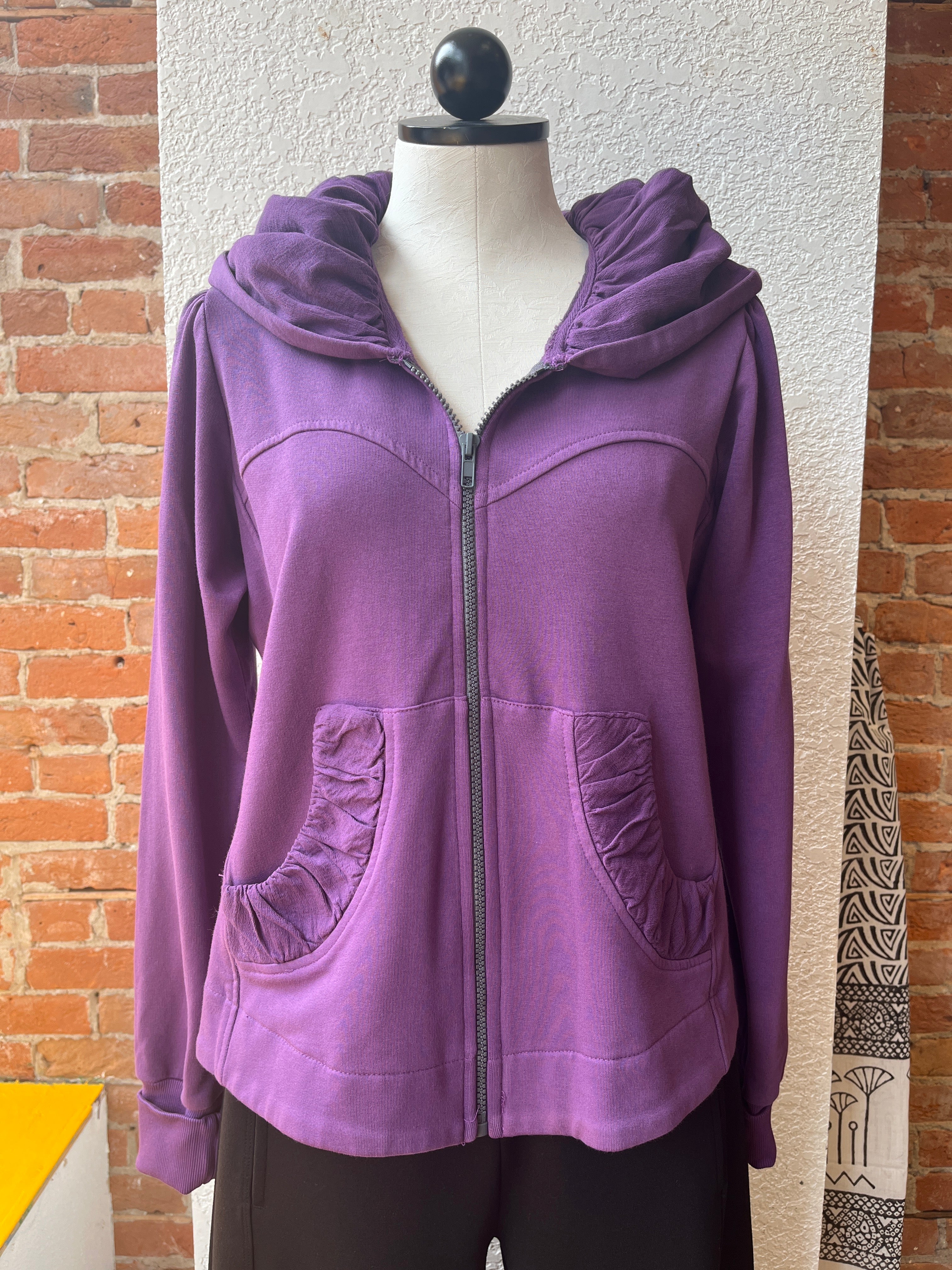 Chaqueta/abrigo con capucha CMC 3261, cremallera corta (6 colores)