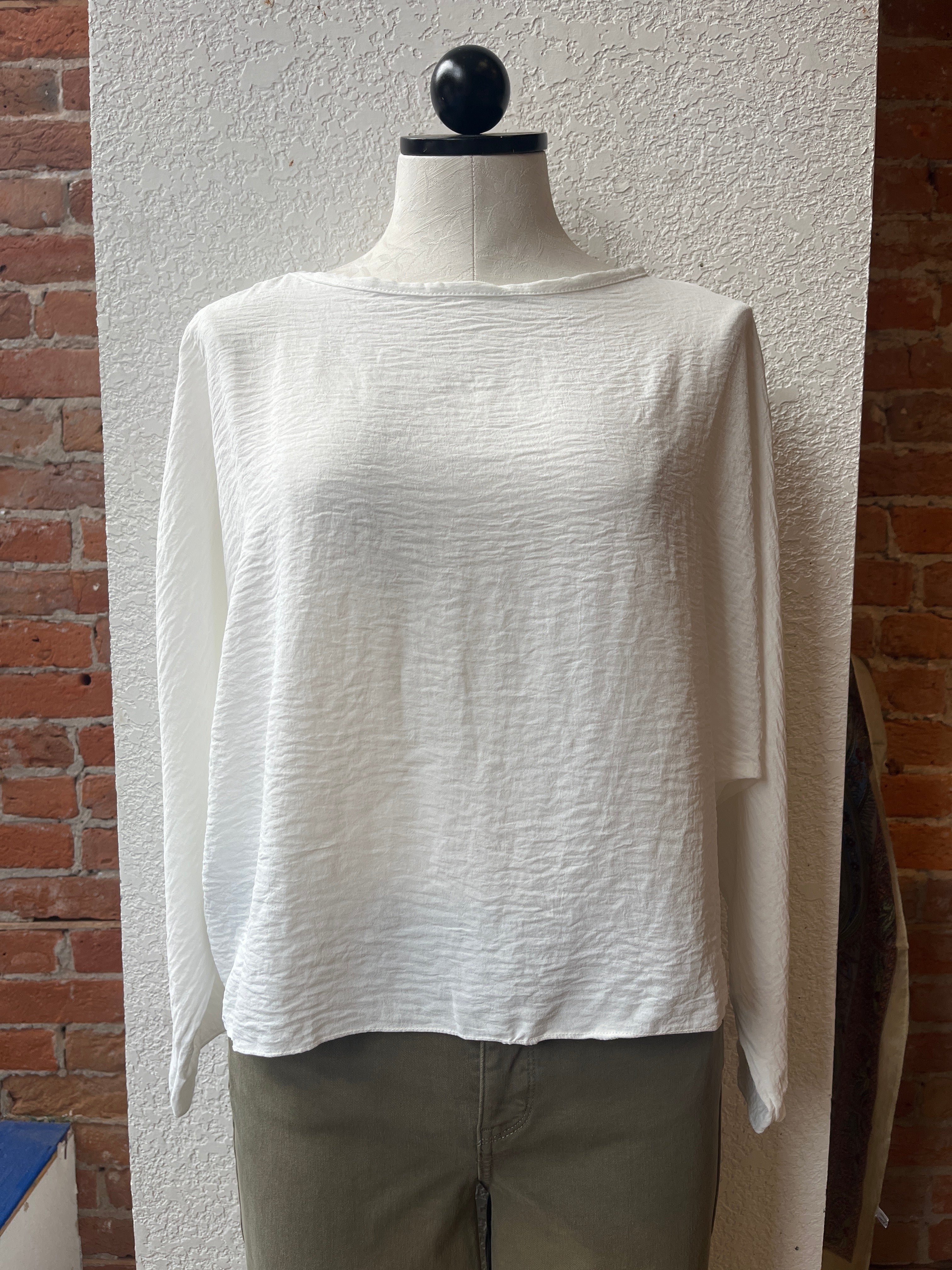 M (Made in Italy) shirt, boatneck (3 colors) 10-12313X