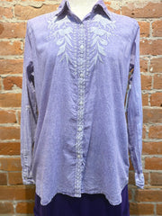 Nu Vintage shirt, purple butterfly patch