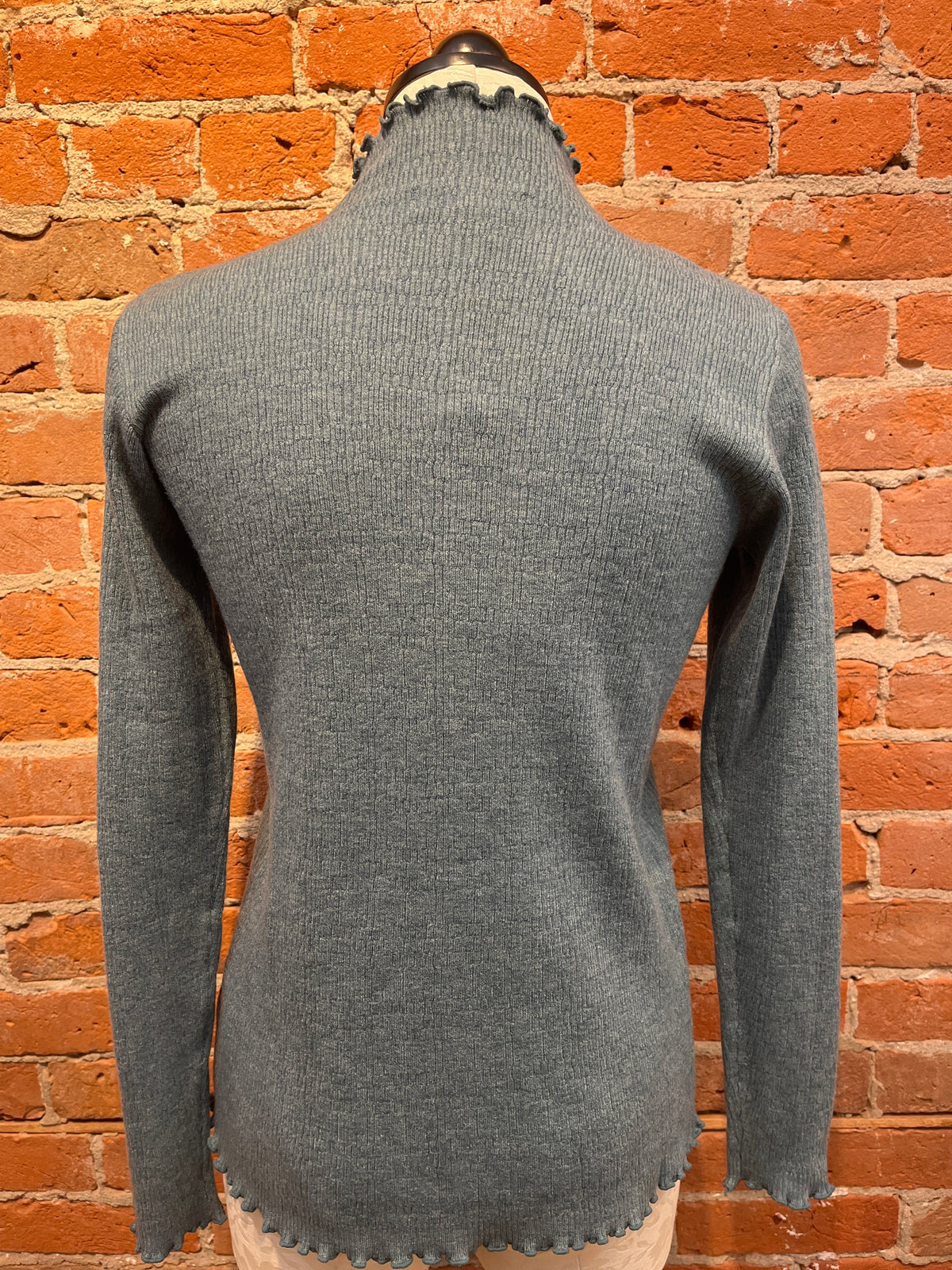 Renuar sweater 6859, textured mockneck (2 colors)