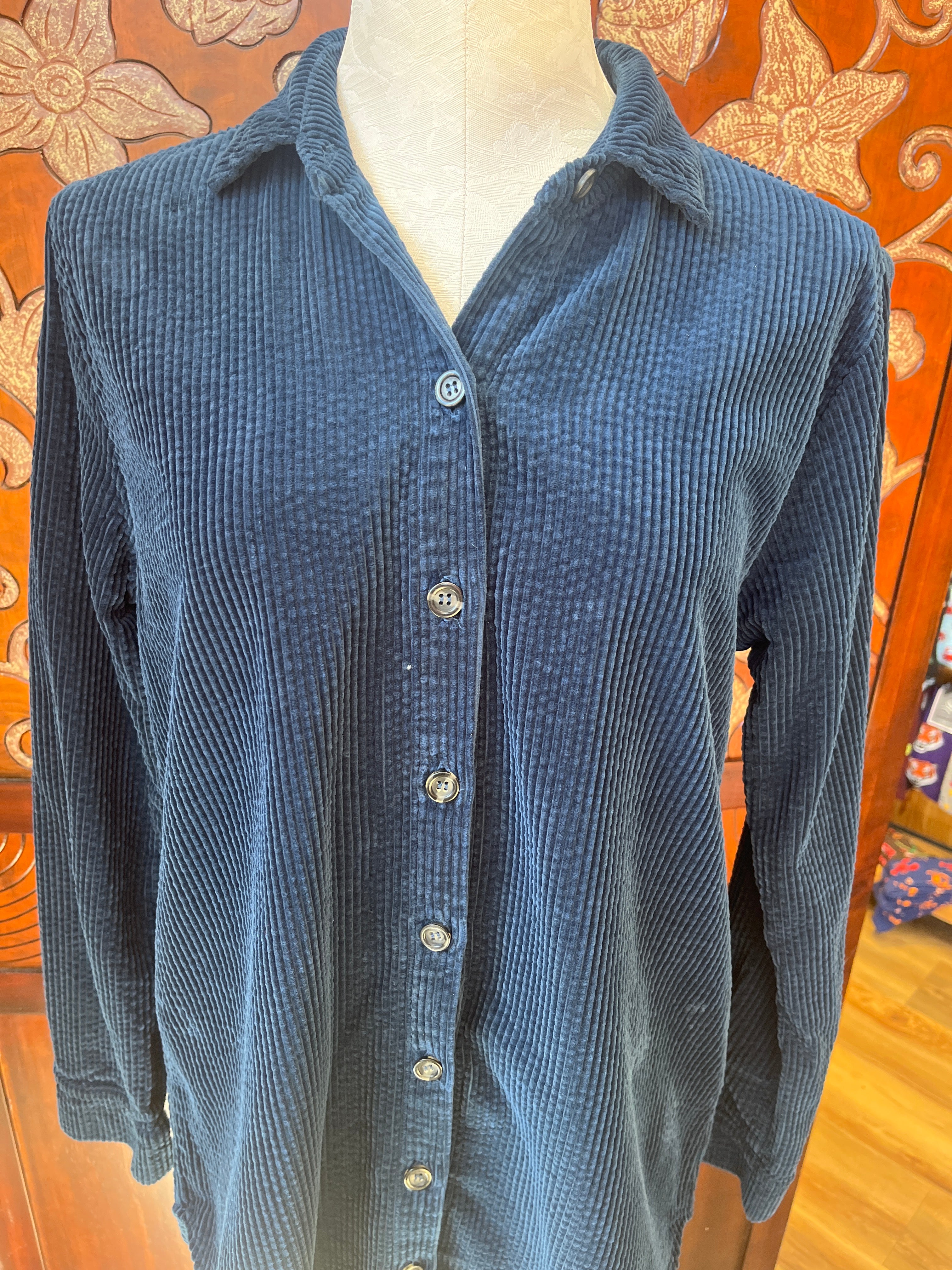 Cut Loose shirt, aline lux corduroy